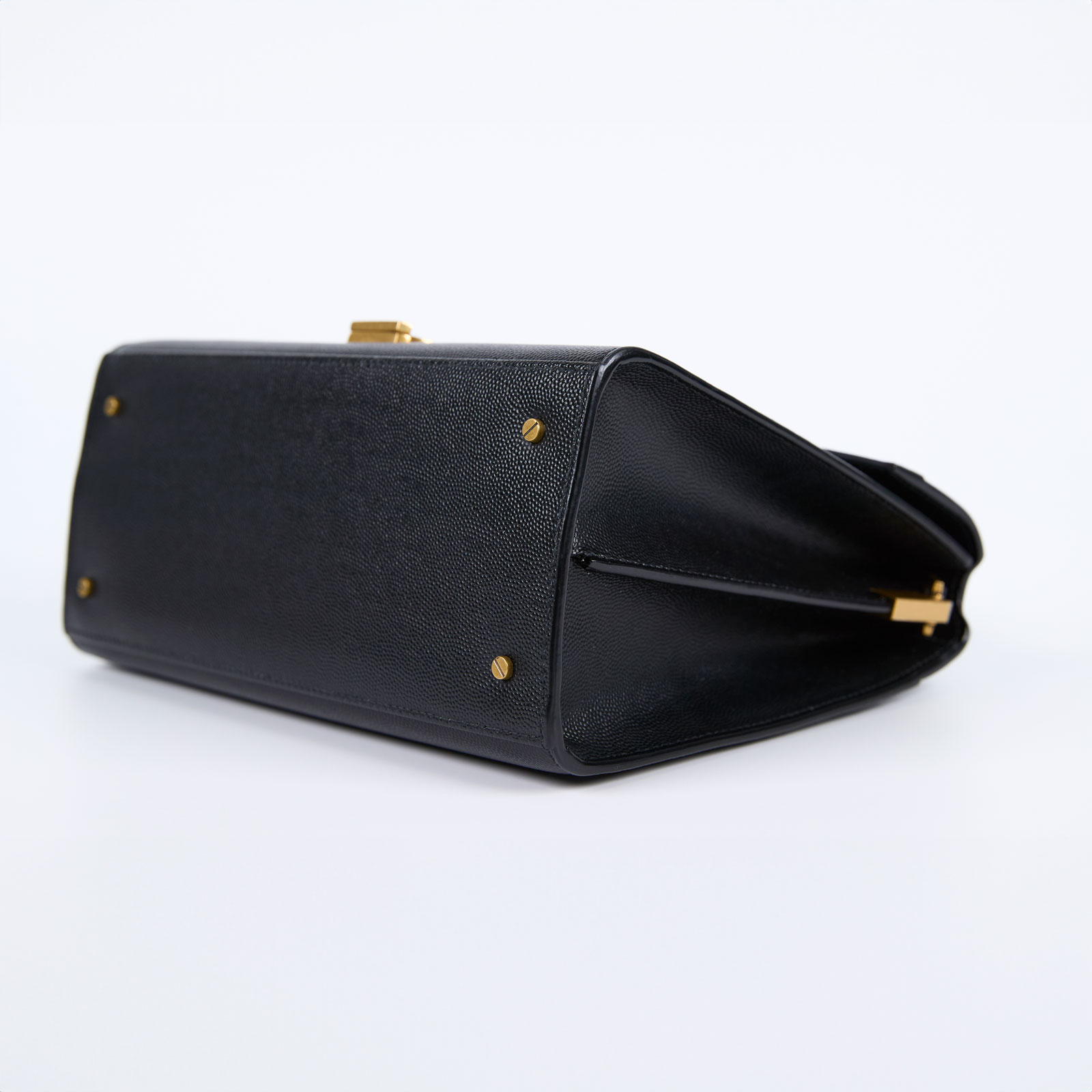 聖羅蘭 YSL SAINT LAURENT cassandra 粒面壓紋皮革 中型 手提包 623931BOW0W  防塵袋/背帶