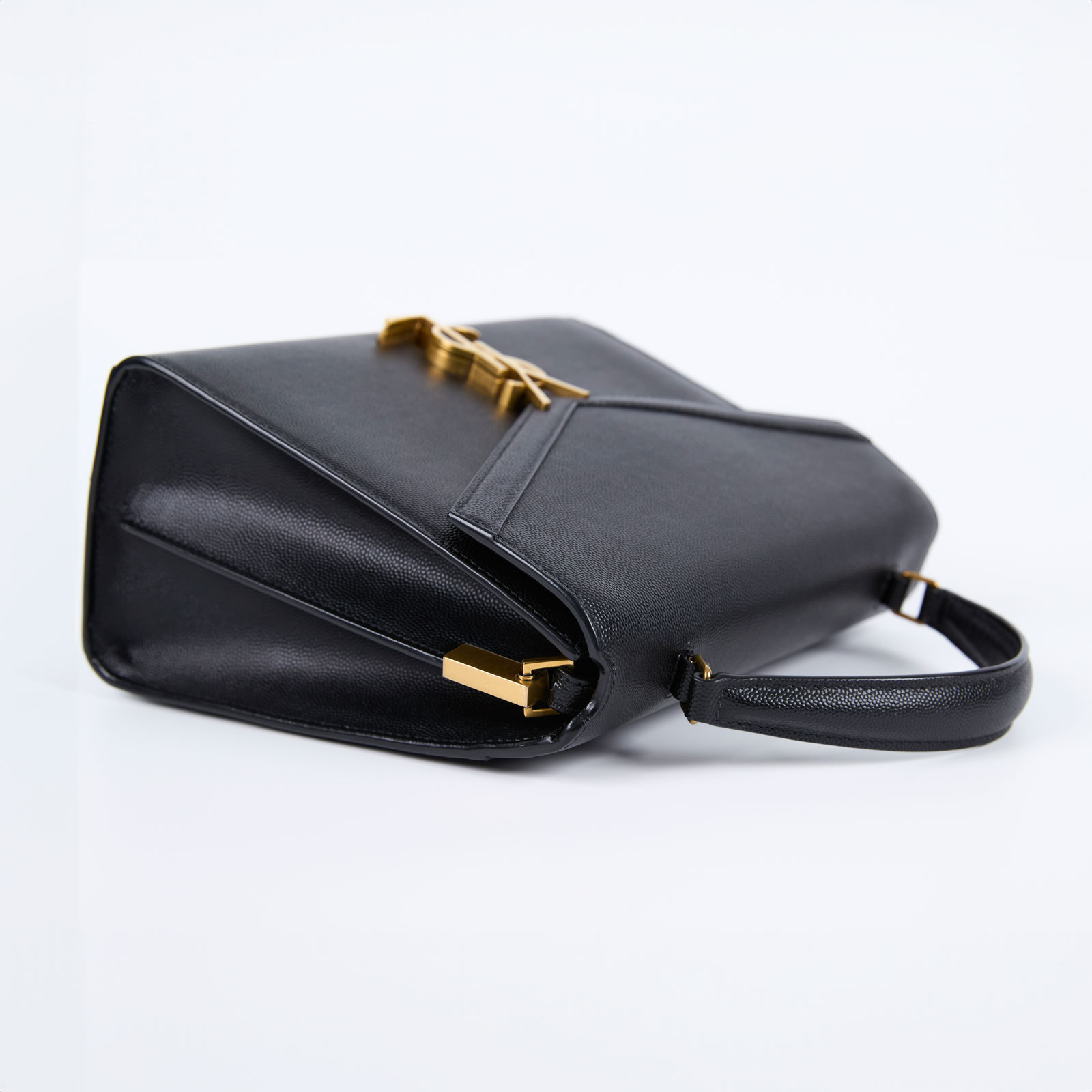 聖羅蘭 YSL SAINT LAURENT cassandra 粒面壓紋皮革 中型 手提包 623931BOW0W  防塵袋/背帶