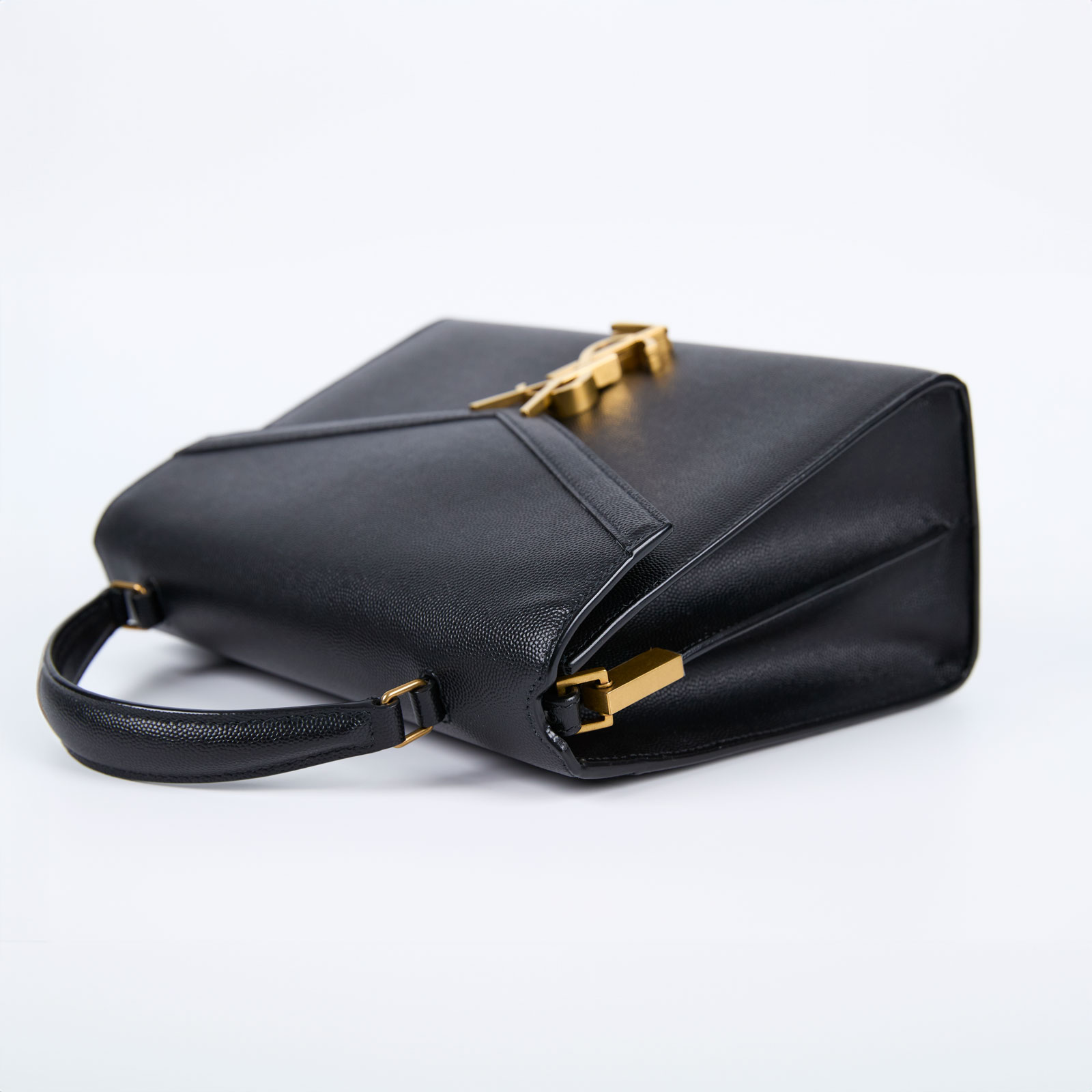 聖羅蘭 YSL SAINT LAURENT cassandra 粒面壓紋皮革 中型 手提包 623931BOW0W  防塵袋/背帶