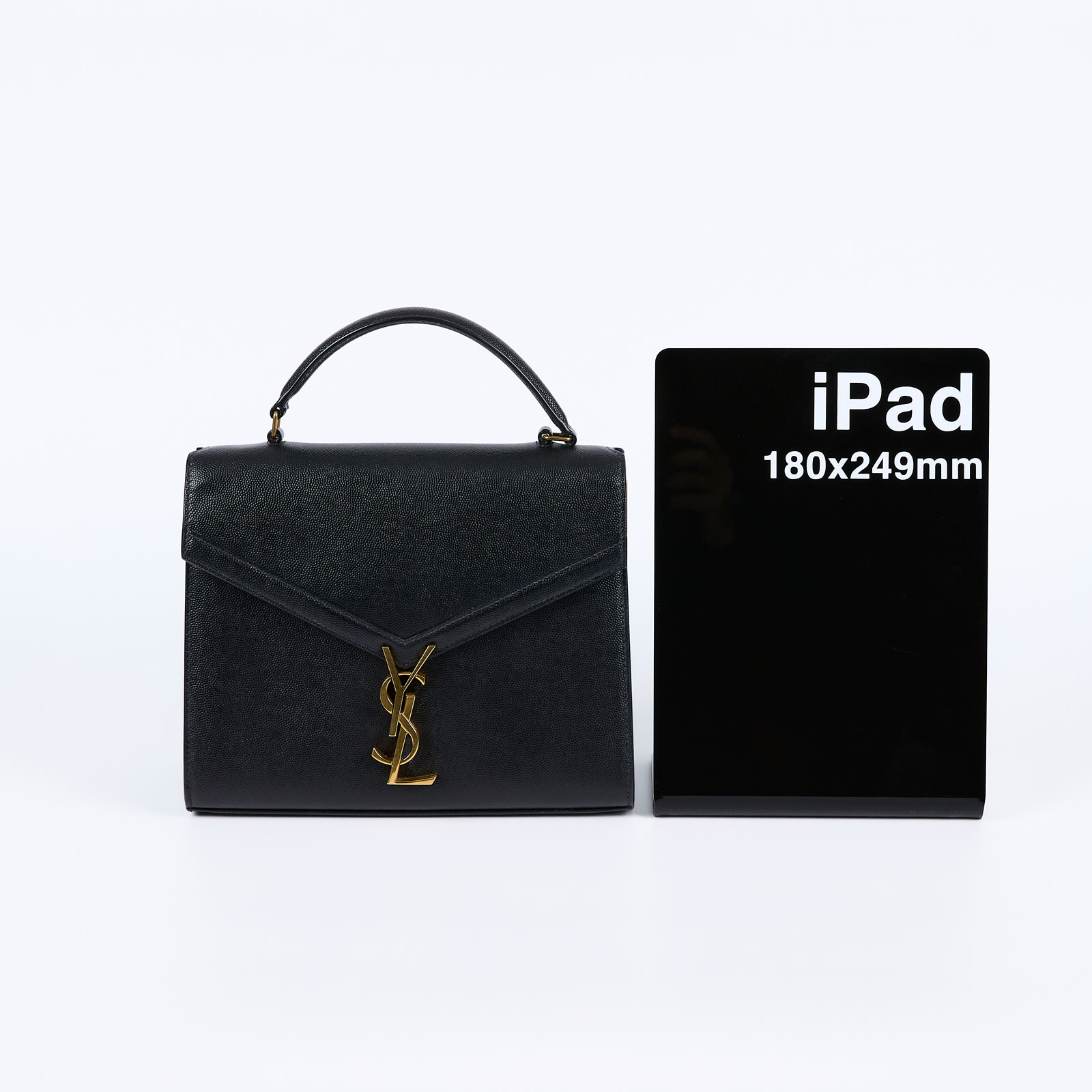 聖羅蘭 YSL SAINT LAURENT cassandra 粒面壓紋皮革 中型 手提包 623931BOW0W  防塵袋/背帶