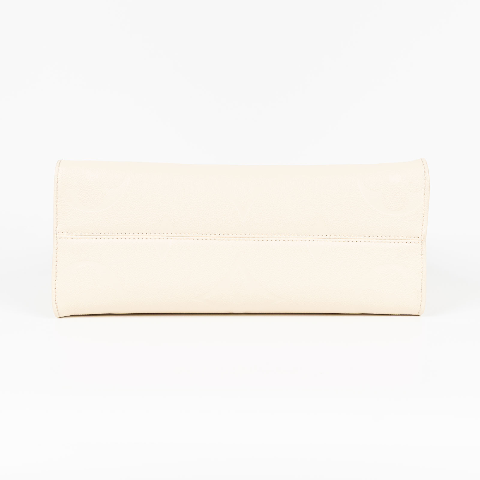 路易威登 LOUIS VUITTON OnTheGo MM 米色 壓花 手提 肩背包 M45607 晶片款 奶油色原花壓紋ON THE GO MM 無附屬品