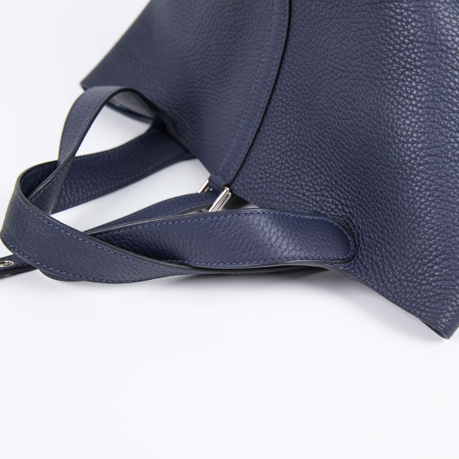 愛馬仕 Hermès Picotin Lock 22 菜籃子包 PT22 X PU 004 NI X刻 深藍銀PICOTIN 22 原廠盒子/防塵袋/鎖組