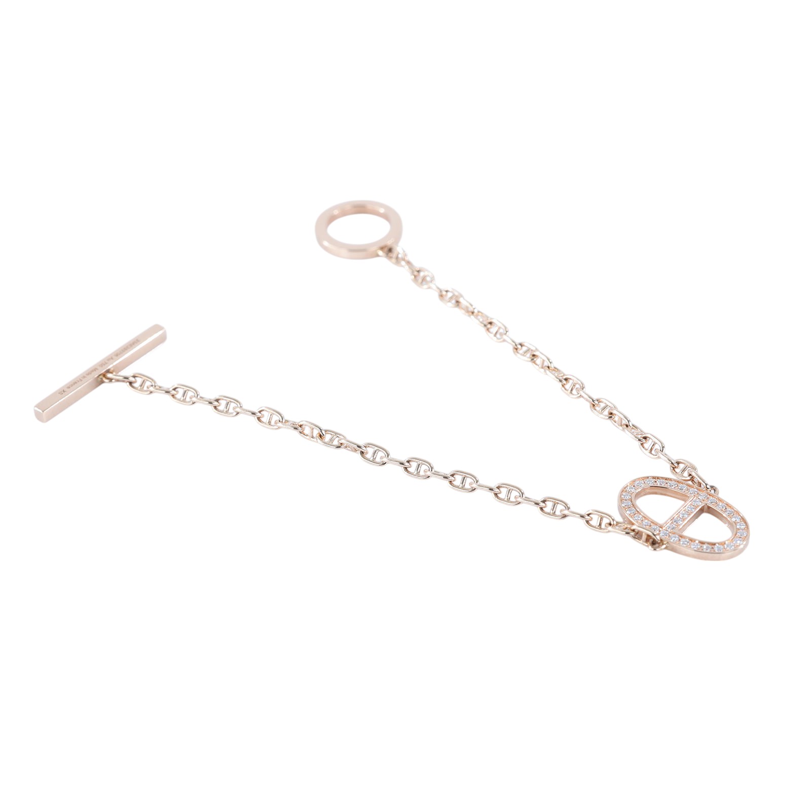 愛馬仕 Hermès Chaine d'ancre Contour 手鍊 DANENBCONTOURSH B02300413111  原廠盒子2/證書