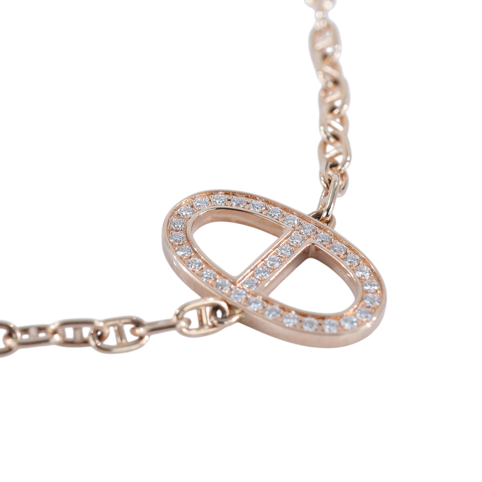 愛馬仕 Hermès Chaine d'ancre Contour 手鍊 DANENBCONTOURSH B02300413111  原廠盒子2/證書