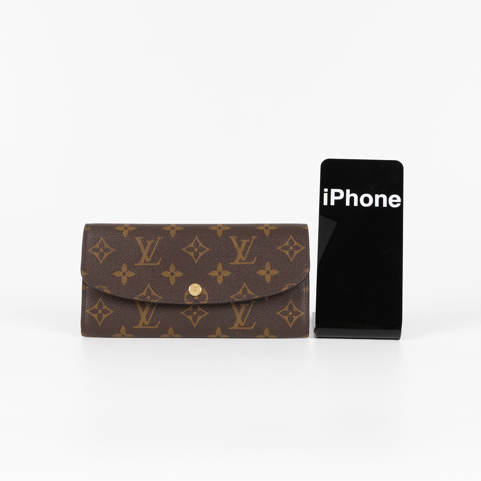 路易威登 LOUIS VUITTON Emilie 長夾 經典帆布 芭蕾粉色 M61289 晶片款 原花內拼粉EMILIE掀蓋長夾 原廠盒子/防塵袋