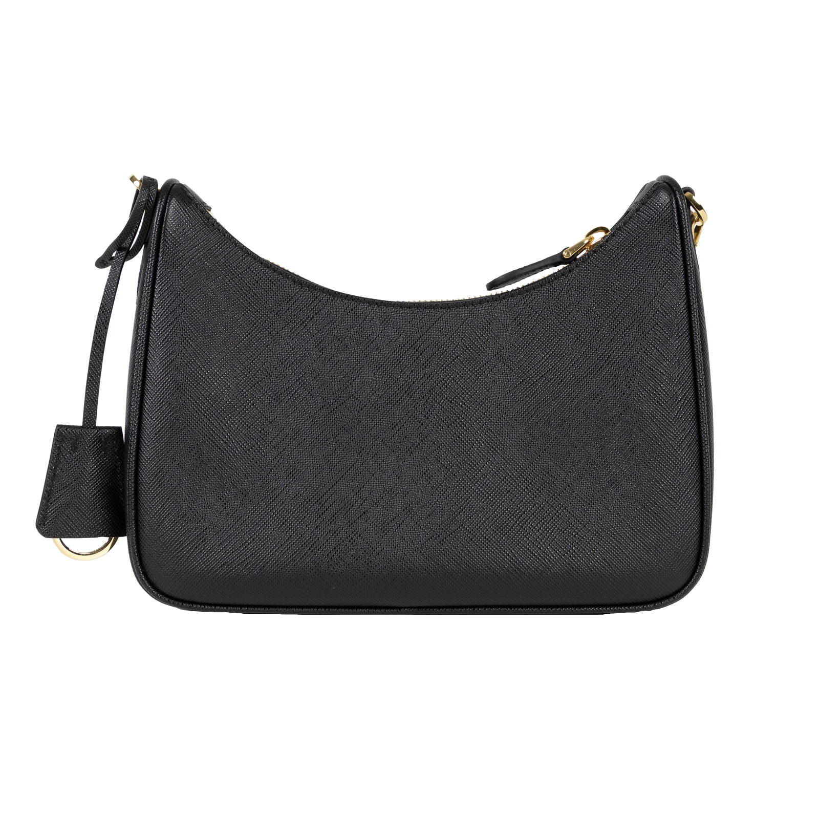普拉達 PRADA Re-Edition 2005 納帕軟皮手袋 1BH204_2C6A 黑牛皮三合一 原廠盒子/防塵袋2/背帶2/內袋/發票