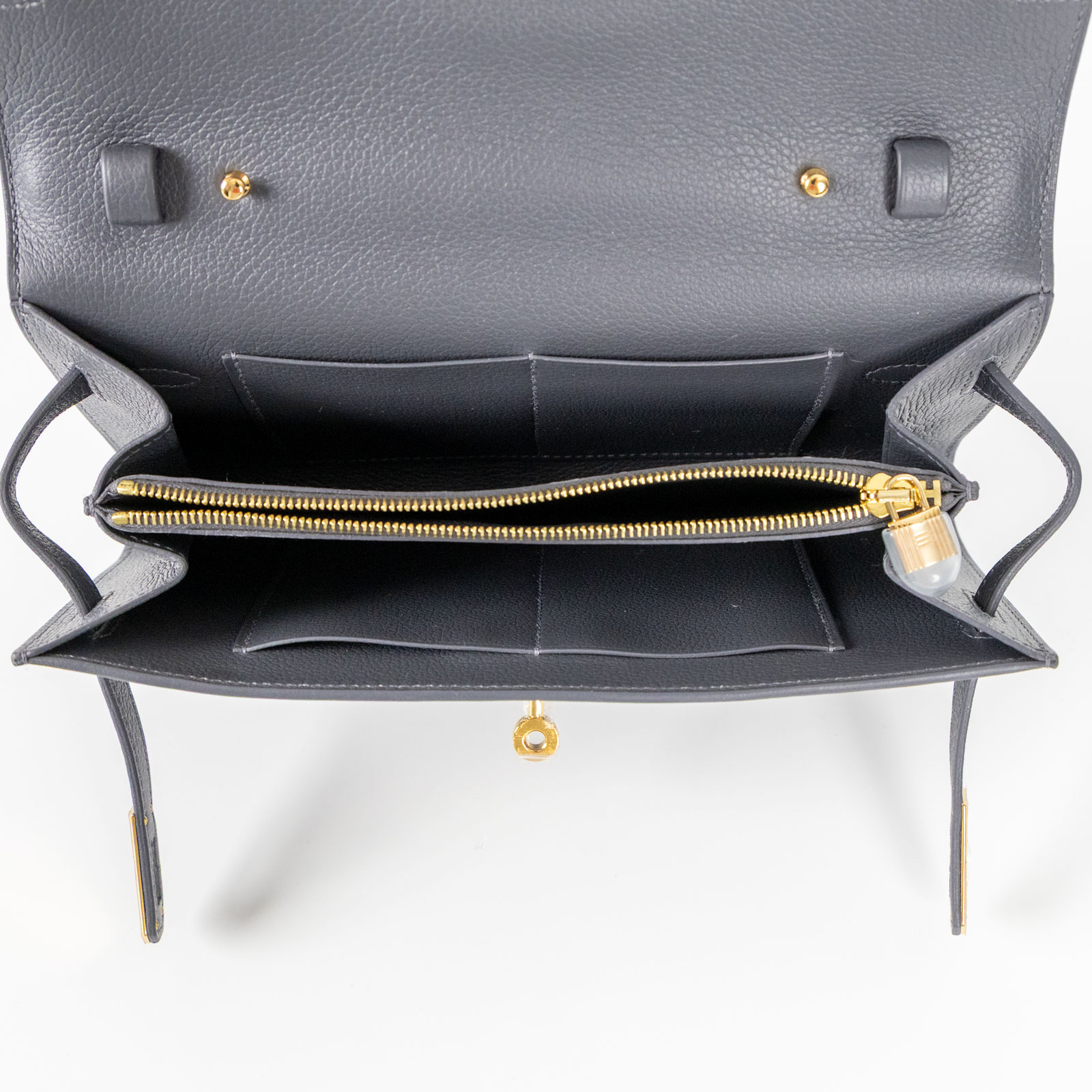 愛馬仕 Hermès Kelly to go 長夾肩背包 KLG H084169CC/W TI 008 HM  原廠盒子/防塵袋/背帶