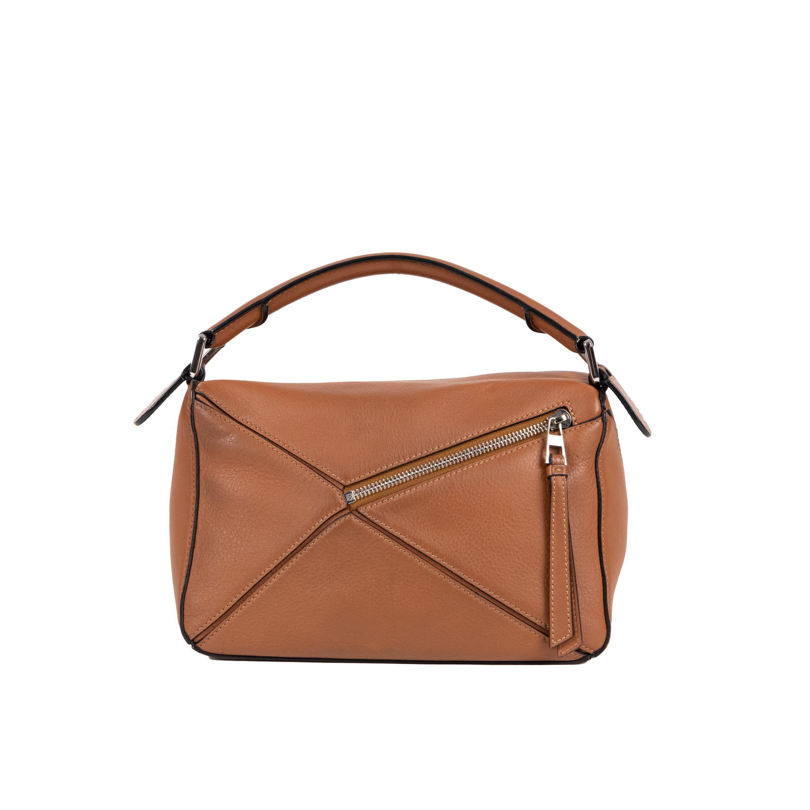 羅意威 LOEWE Small Puzzle bag 肩背 斜背包  焦糖皮革PUZZLE SMALL 防塵袋/背帶