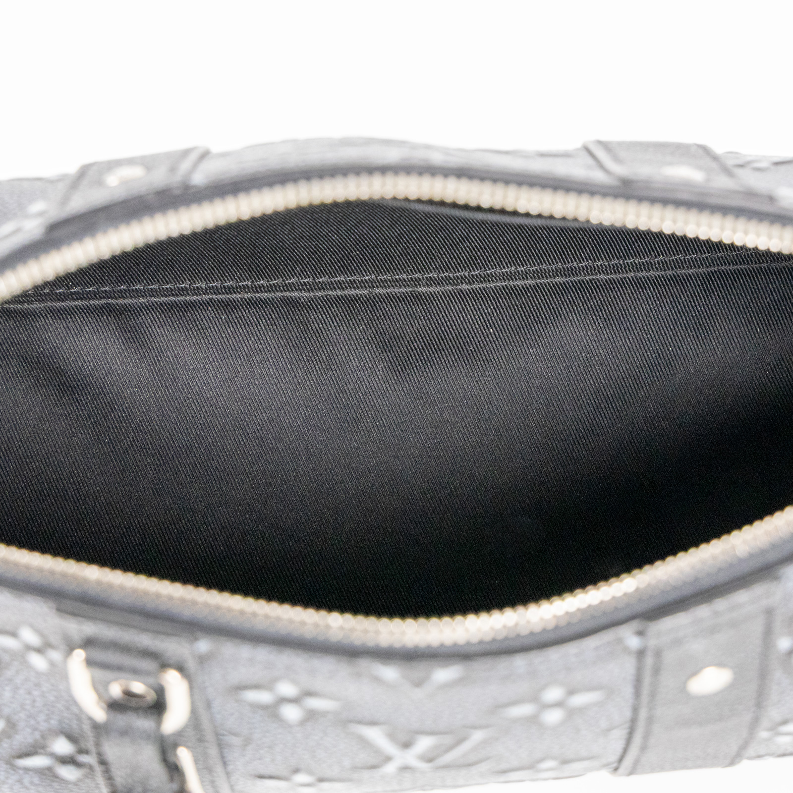 路易威登 LOUIS VUITTON City Keepall 肩背 枕頭包 M21448 晶片款 炭灰仿舊皮CITY KEPPALL25 防塵袋/背帶
