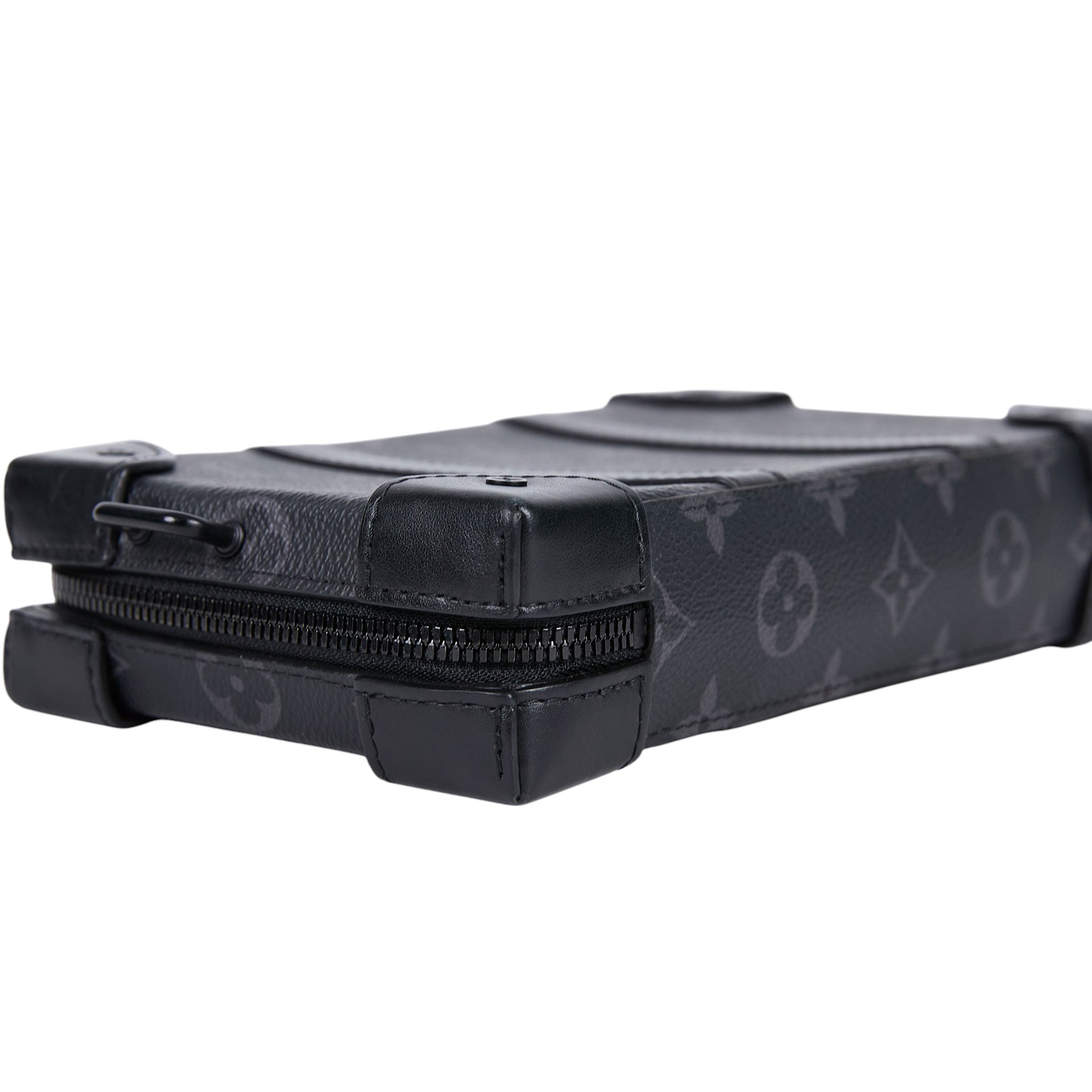 路易威登 LOUIS VUITTON Mini Soft Trunk 迷你 隨身包 黑色 M69838 晶片款 黑原花SOFT TRUNK 防塵袋/背帶