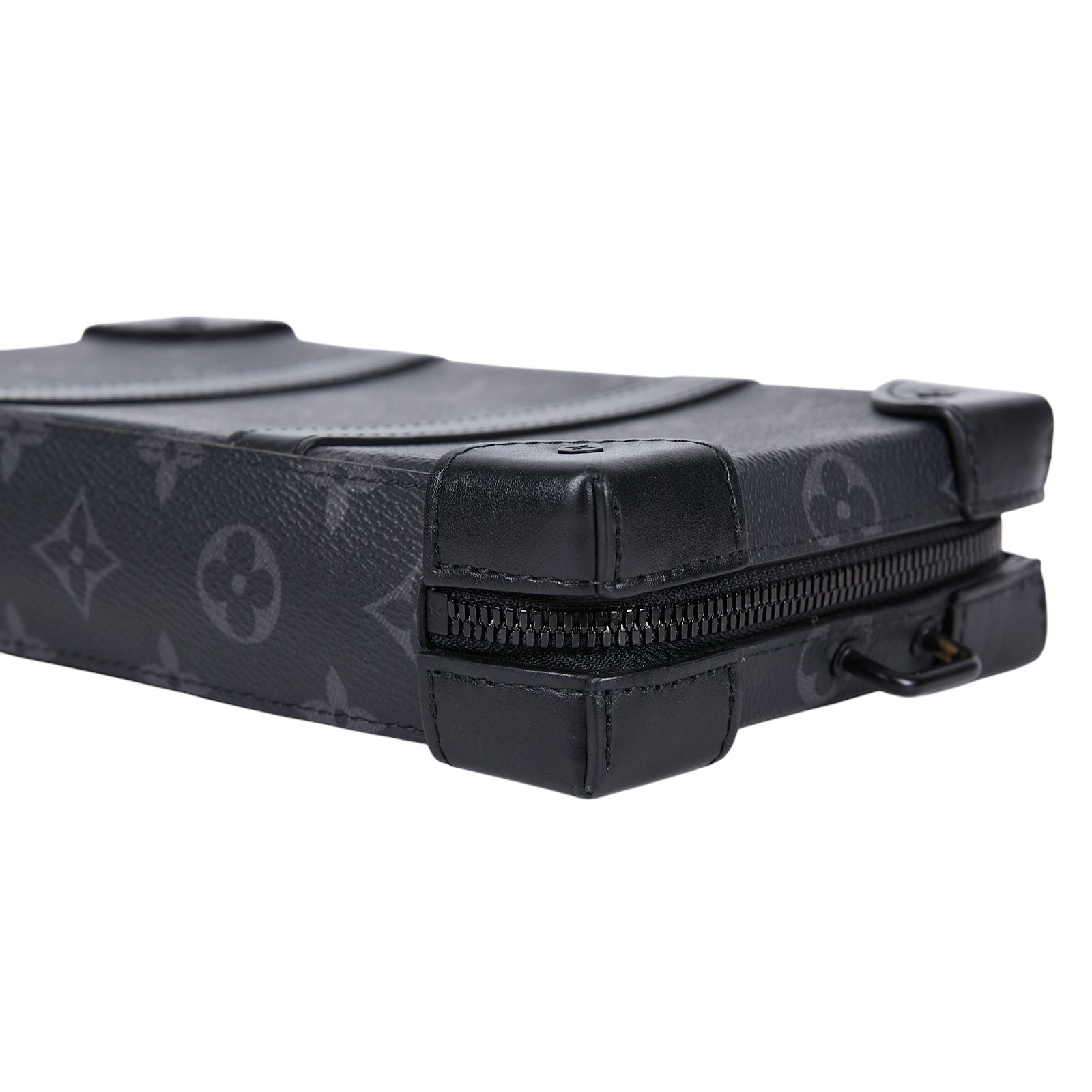 路易威登 LOUIS VUITTON Mini Soft Trunk 迷你 隨身包 黑色 M69838 晶片款 黑原花SOFT TRUNK 防塵袋/背帶