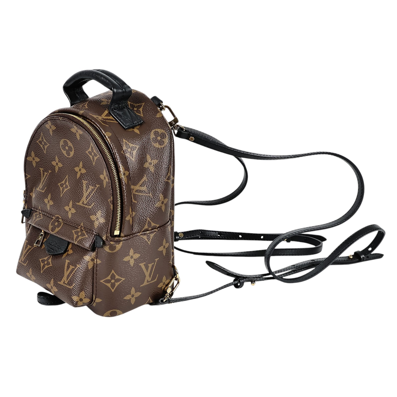 路易威登 LOUIS VUITTON Palm Springs Mini 迷你 後背包 M44873 晶片款  原廠盒子/防塵袋/背帶2