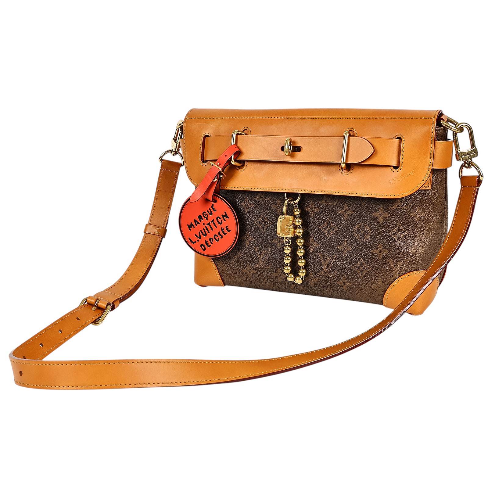 路易威登 LOUIS VUITTON Steamer 斜背包 M11533 晶片款 原花Steamer 斜背包 防塵袋/背帶/吊牌