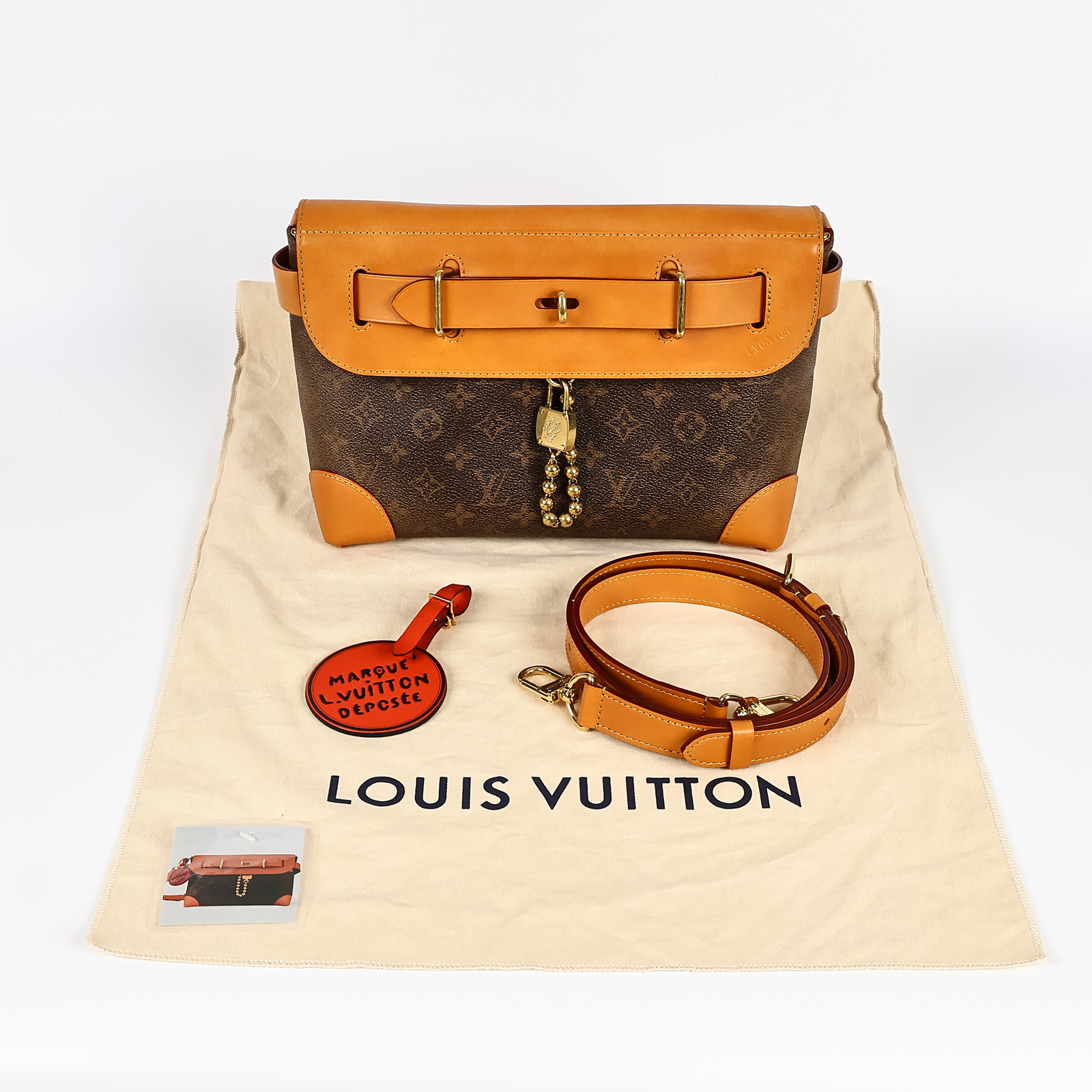 路易威登 LOUIS VUITTON Steamer 斜背包 M11533 晶片款 原花Steamer 斜背包 防塵袋/背帶/吊牌