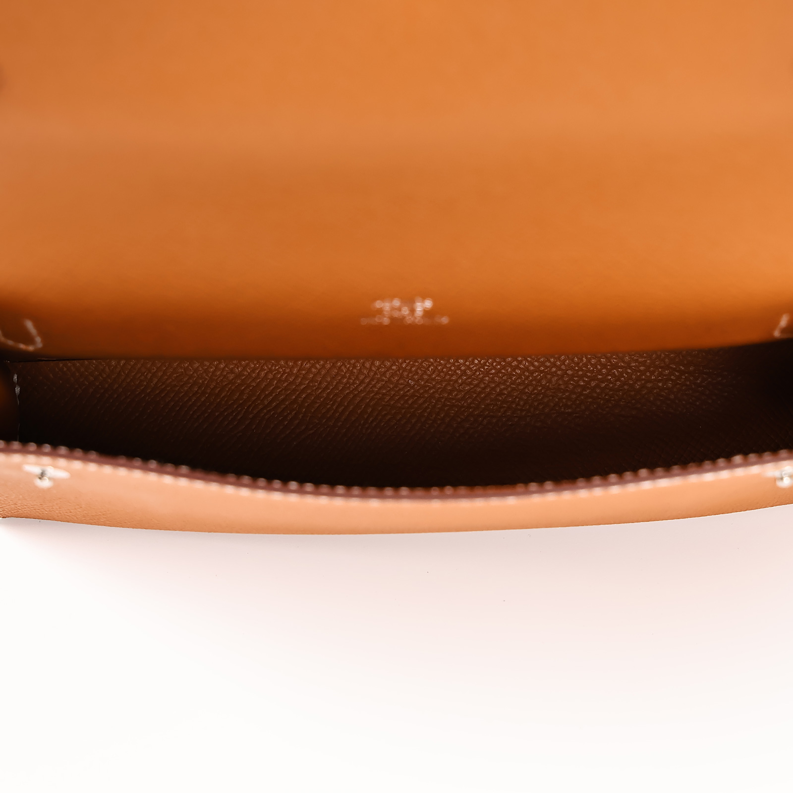 愛馬仕 Hermès Snap wallet 斜背包 SNAPW W AM 011 UH W刻 金棕SNAP WALLET WOC 原廠盒子/防塵袋2/購買證明