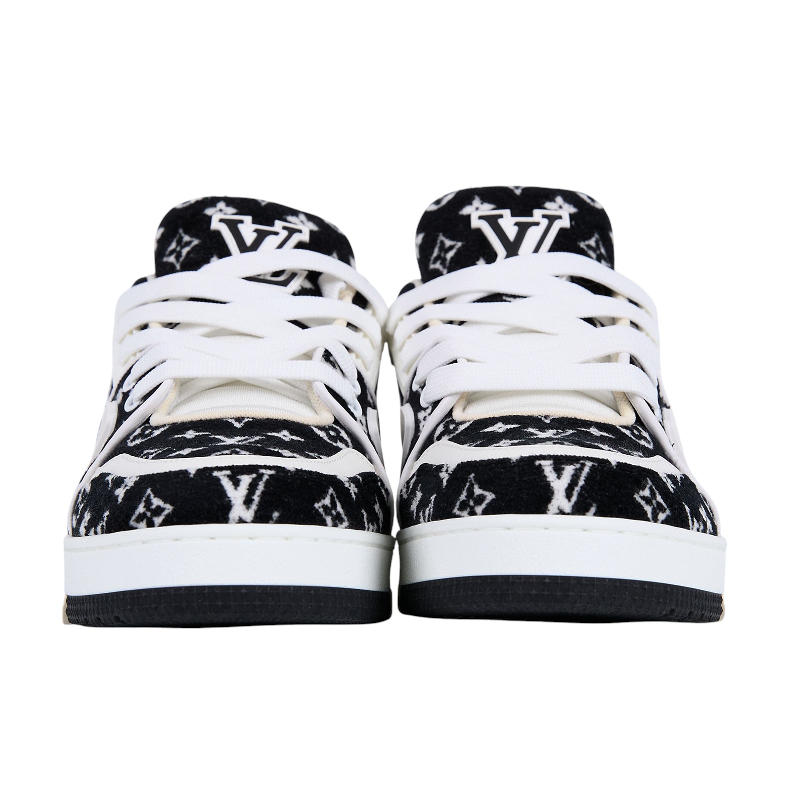 路易威登 LOUIS VUITTON LV Trainer 運動鞋 #05 1ABFT4 黑絨毛Trainer運動鞋#5 防塵袋