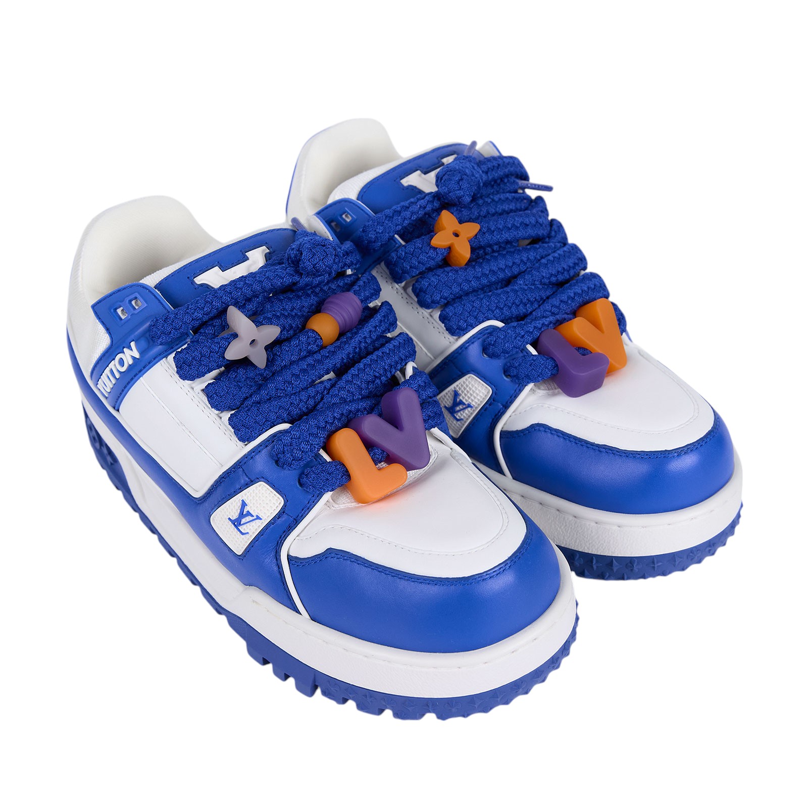 路易威登 LOUIS VUITTON LV Trainer 運動鞋 #06 1ABZPQ 藍Trainer MAXI Sneaker 運動鞋  #6 防塵袋