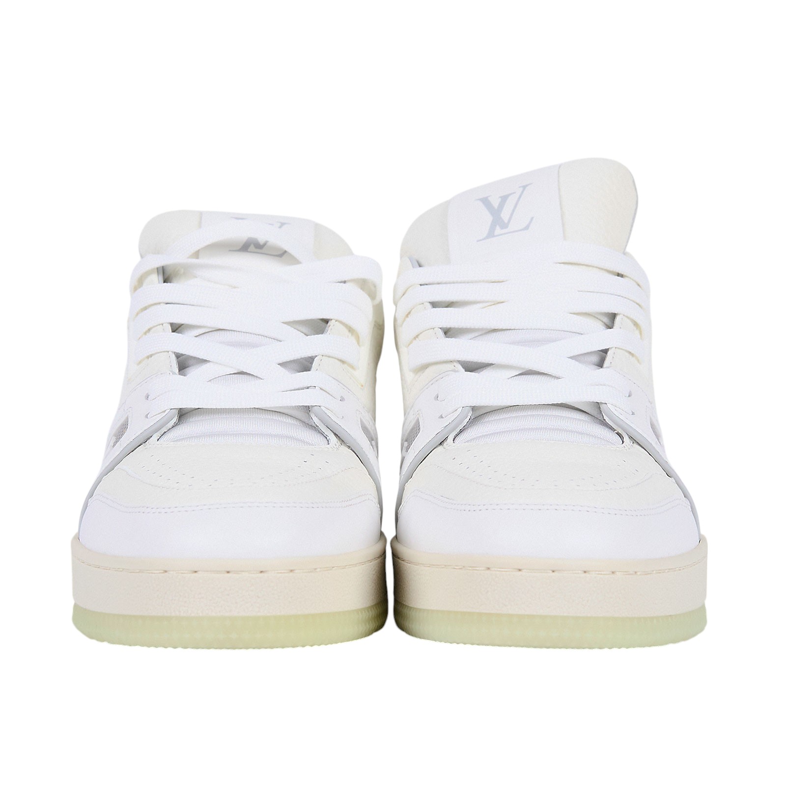 路易威登 LOUIS VUITTON LV Trainer 運動鞋 #06.5 1A8WAU 白皮革Trainer運動鞋#6.5 防塵袋