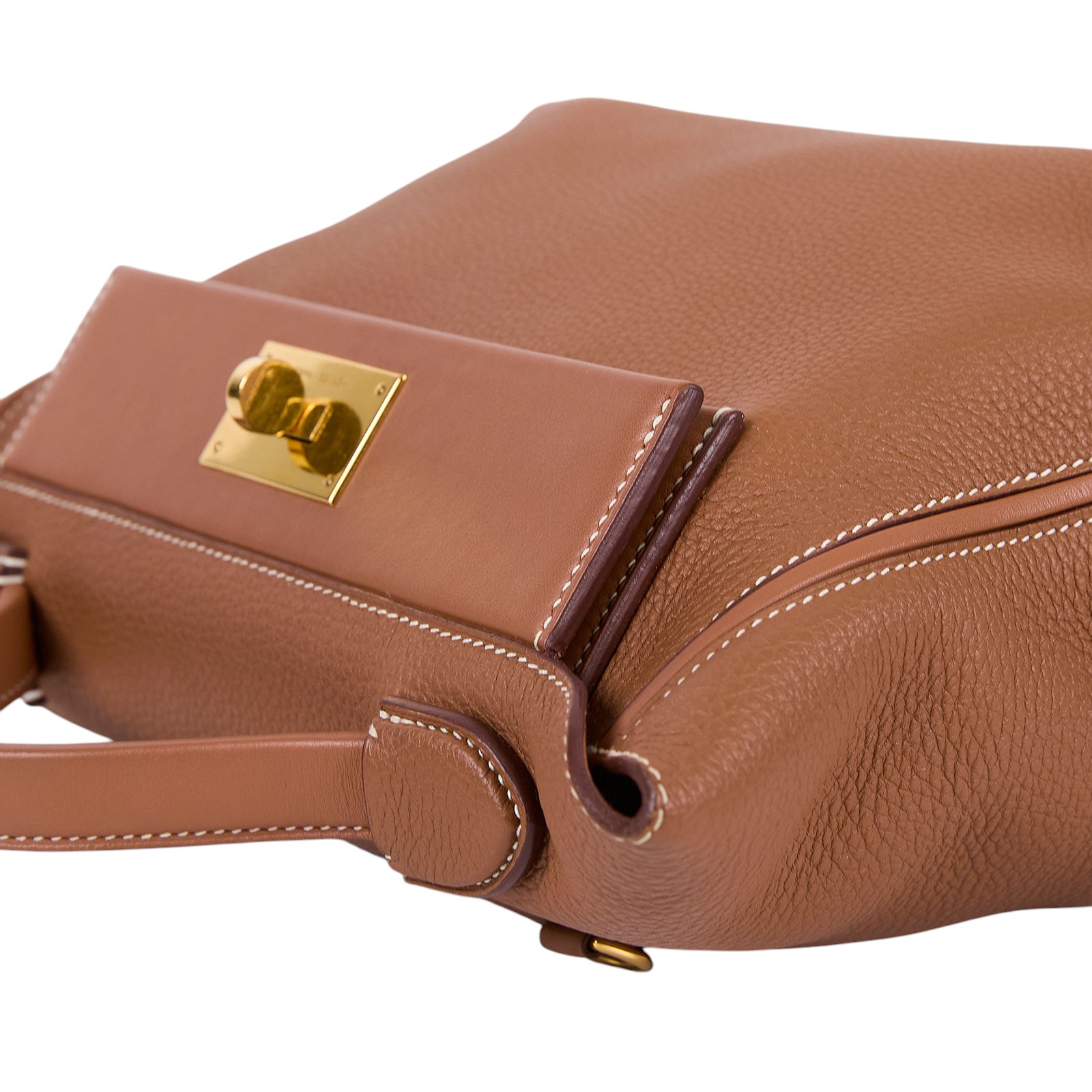 愛馬仕 Hermès 24/24 29 手提包 24/24/29 Y HA 438 RN Y刻金棕金24/24 29CM 原廠盒子/防塵袋2/背帶/購買證明