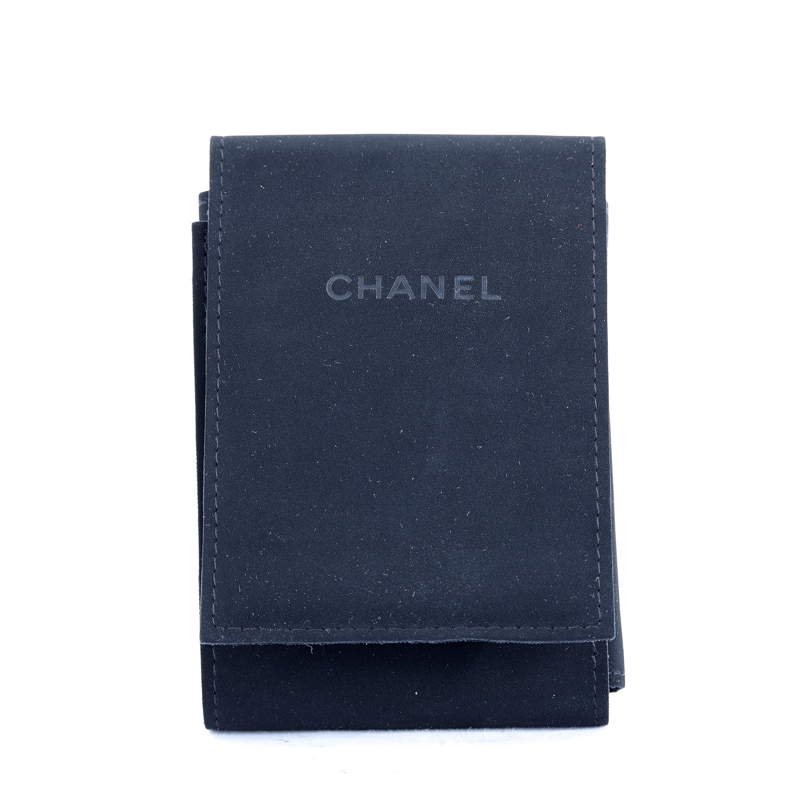 香奈兒 CHANEL 耳釘 L21 C 金水鑽鐵牌耳環 防塵袋