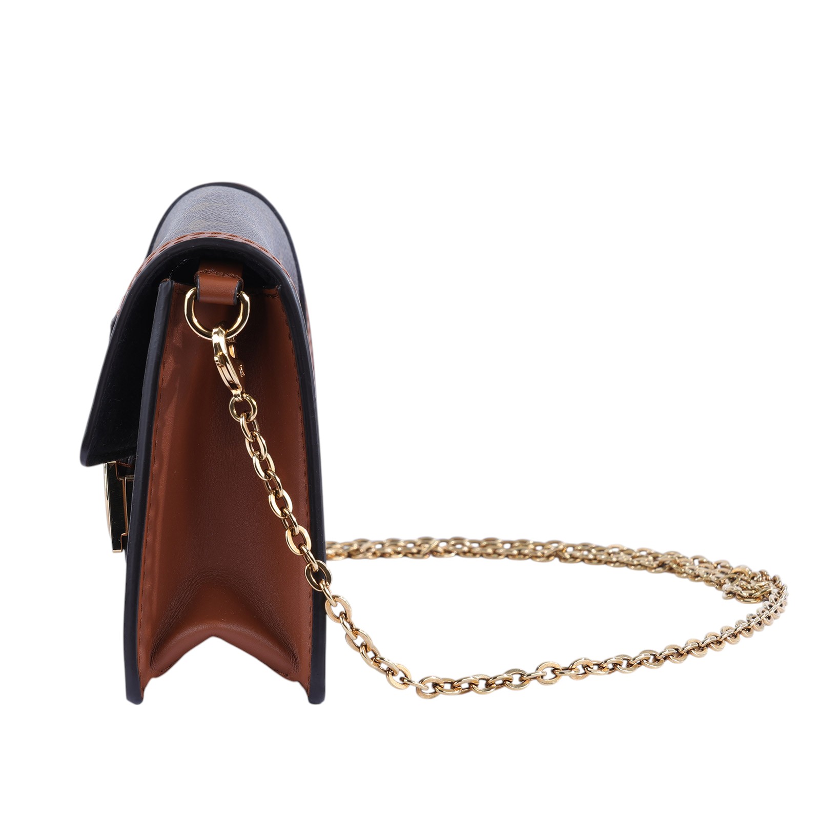 路易威登 LOUIS VUITTON Dauphine 鏈帶錢包 M68746 晶片款 原花DAUPHINE WOC 防塵袋/背帶