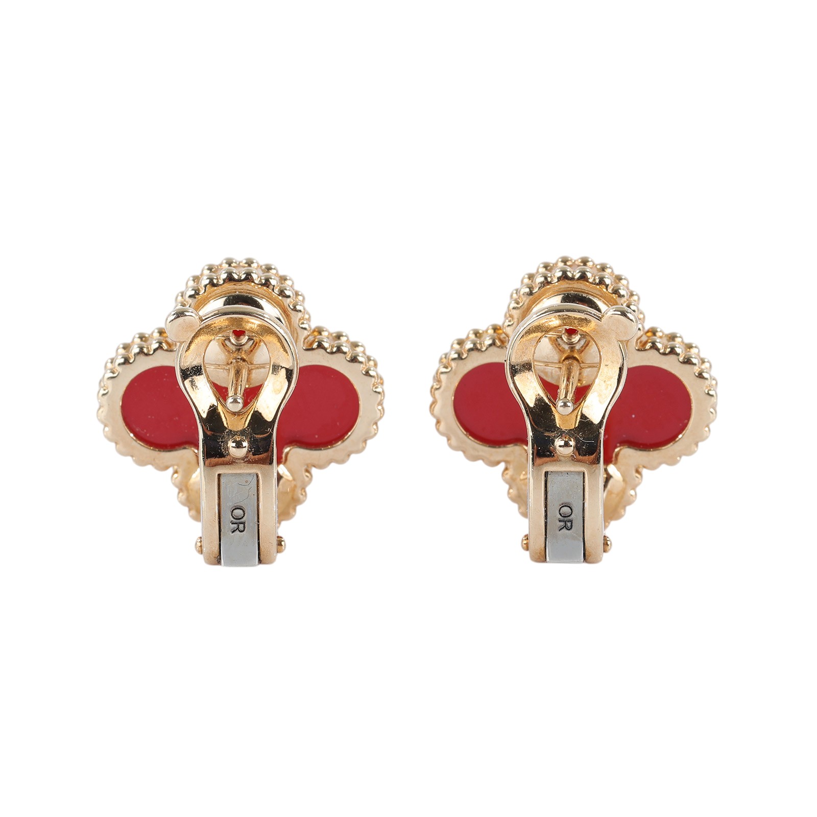 梵克雅寶 Van Cleef & Arpels Vintage Alhambra 耳環 VCARD40400  原廠盒子/保證卡/購買證明