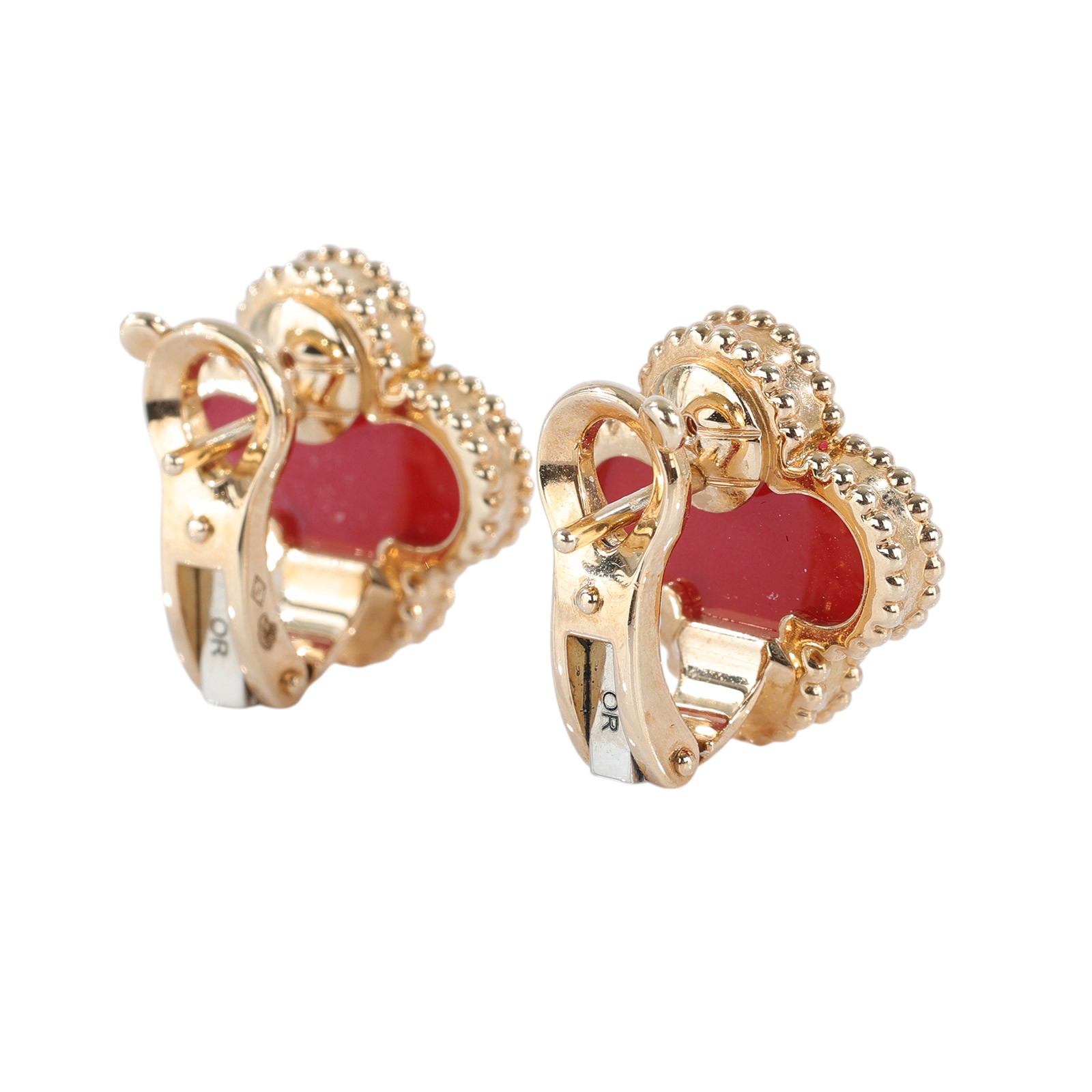 梵克雅寶 Van Cleef & Arpels Vintage Alhambra 耳環 VCARD40400  原廠盒子/保證卡/購買證明