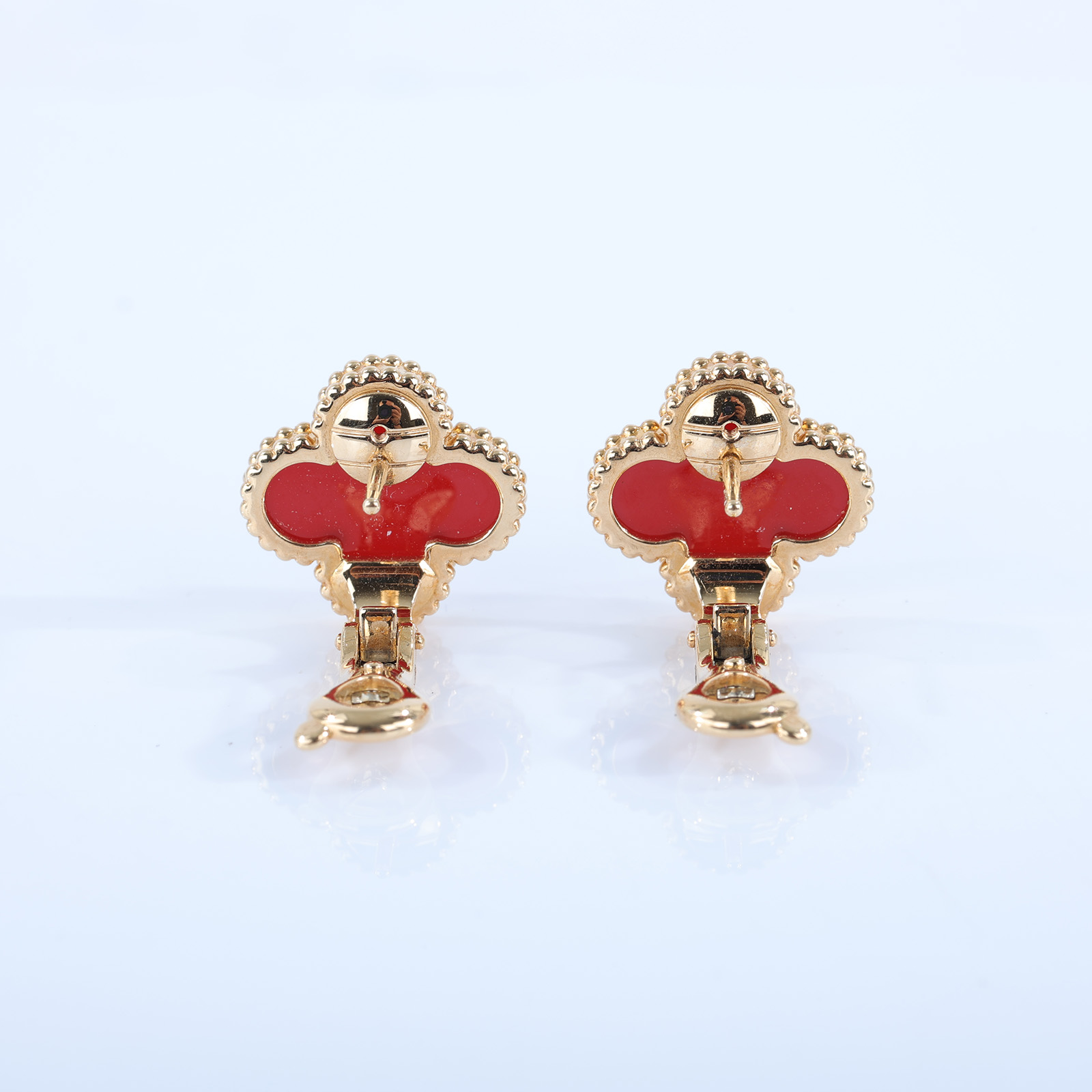 梵克雅寶 Van Cleef & Arpels Vintage Alhambra 耳環 VCARD40400  原廠盒子/保證卡/購買證明