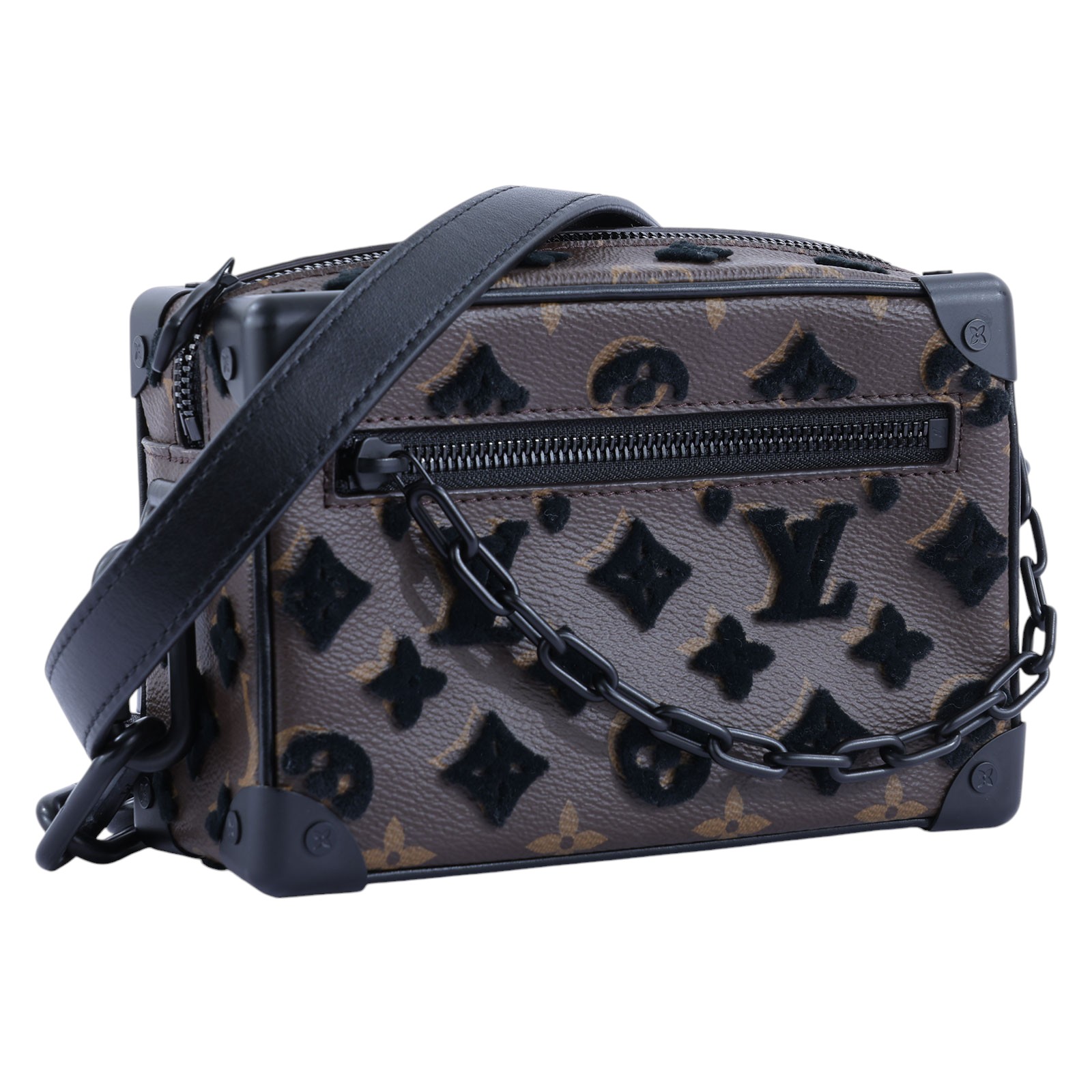 路易威登 LOUIS VUITTON Mini Soft Trunk 迷你 隨身包 M68970 晶片款 原花絨毛SOFT TRUNK肩背包 無附屬品