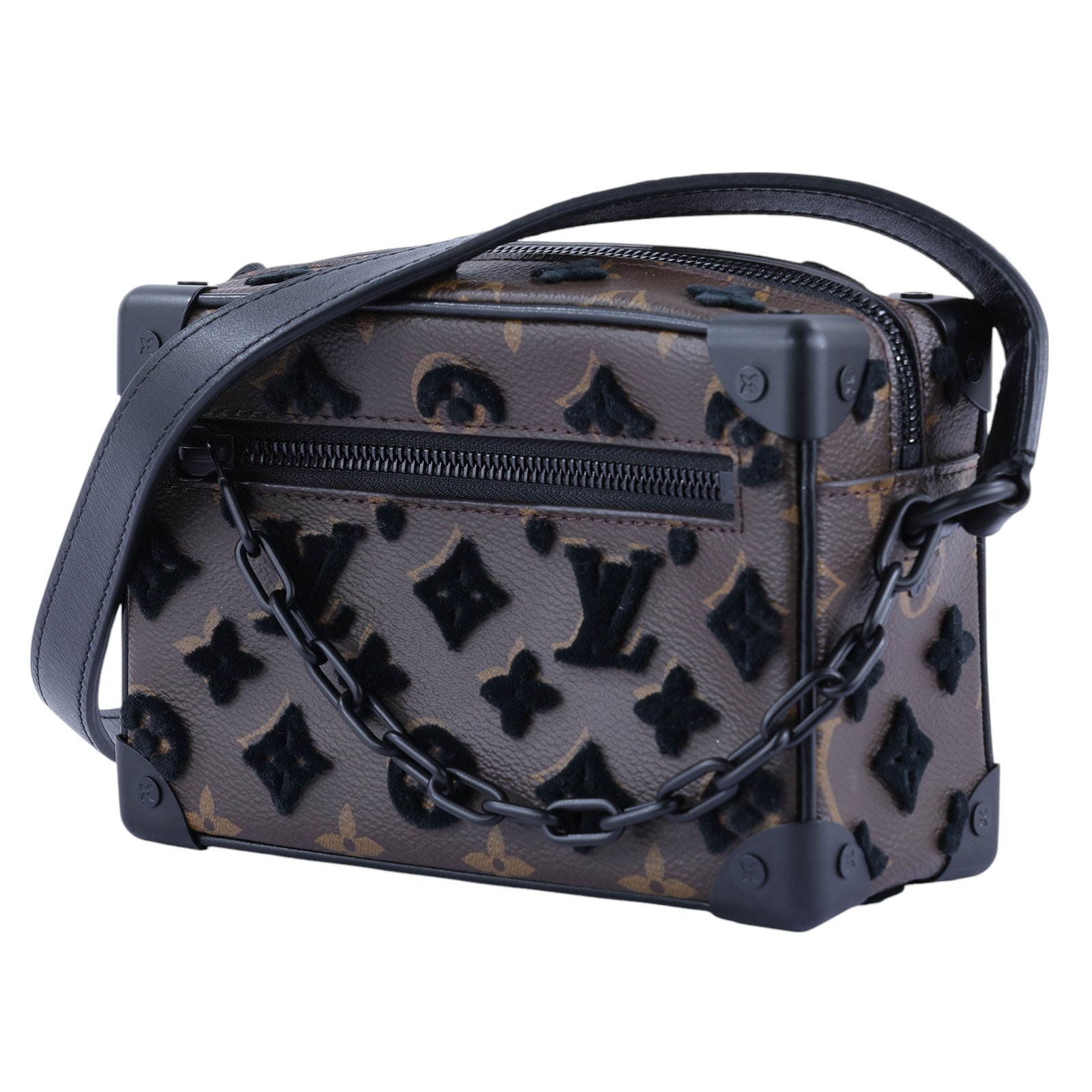 路易威登 LOUIS VUITTON Mini Soft Trunk 迷你 隨身包 M68970 晶片款 原花絨毛SOFT TRUNK肩背包 無附屬品