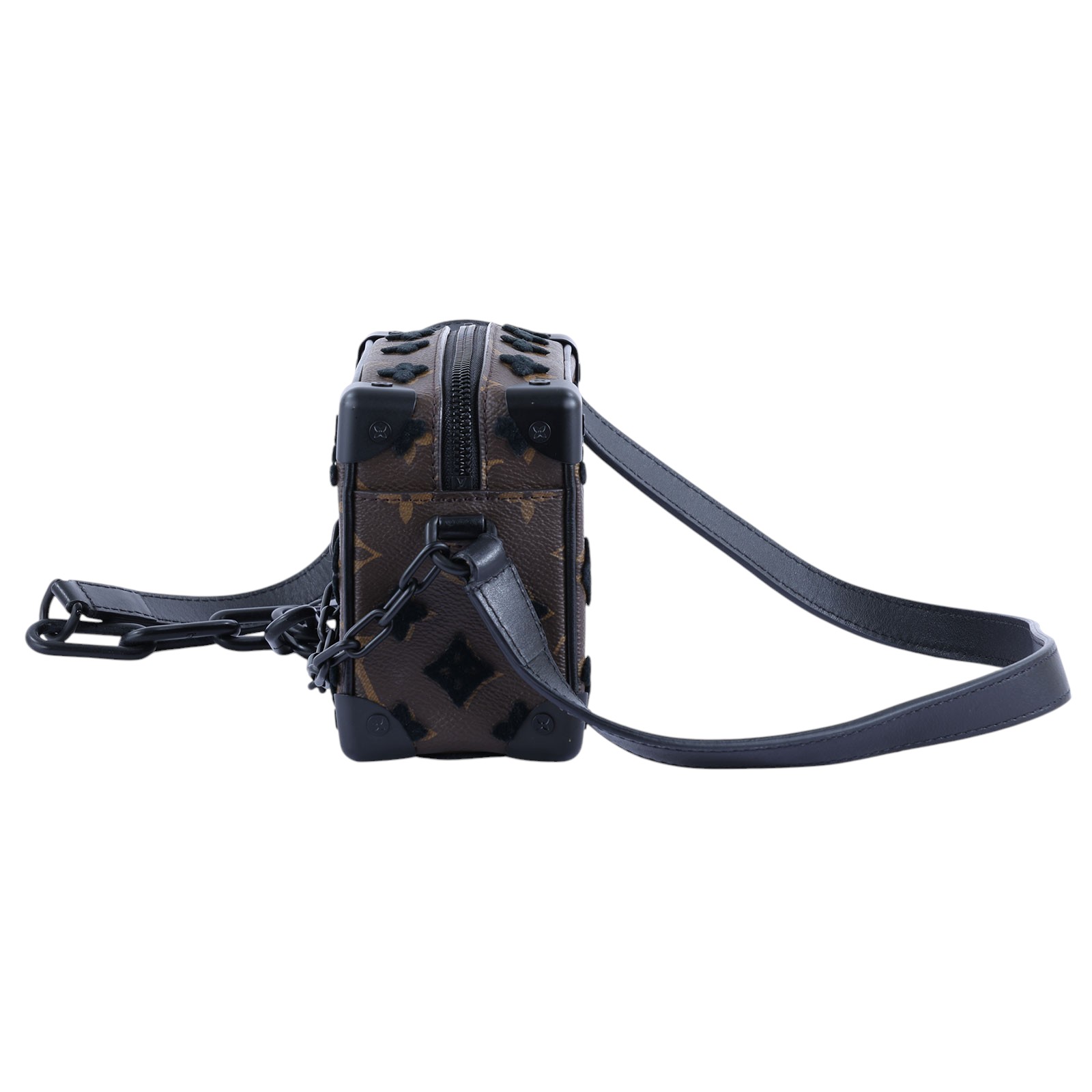 路易威登 LOUIS VUITTON Mini Soft Trunk 迷你 隨身包 M68970 晶片款 原花絨毛SOFT TRUNK肩背包 無附屬品