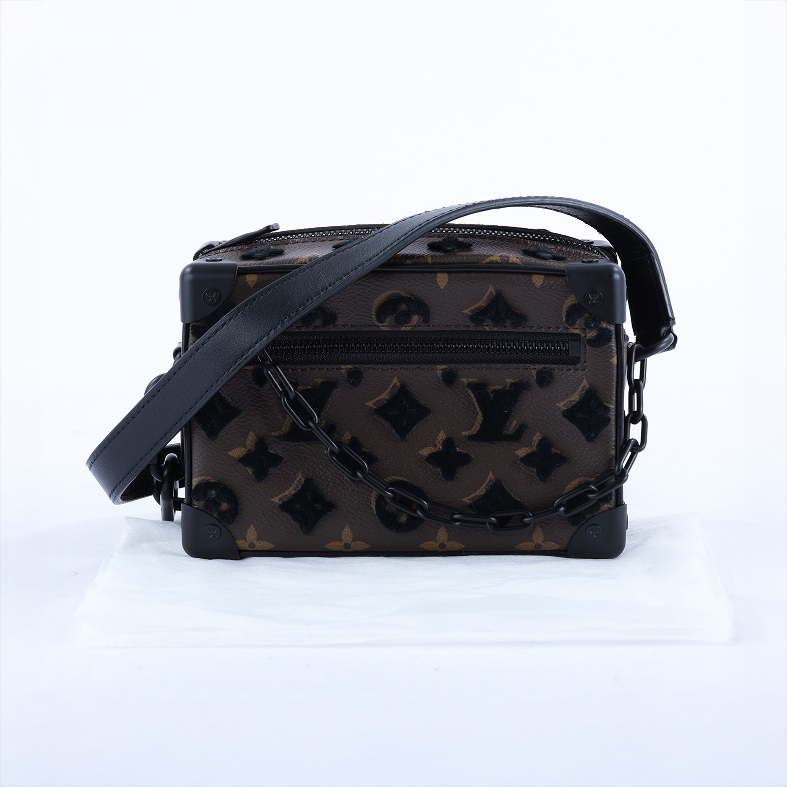 路易威登 LOUIS VUITTON Mini Soft Trunk 迷你 隨身包 M68970 晶片款 原花絨毛SOFT TRUNK肩背包 無附屬品