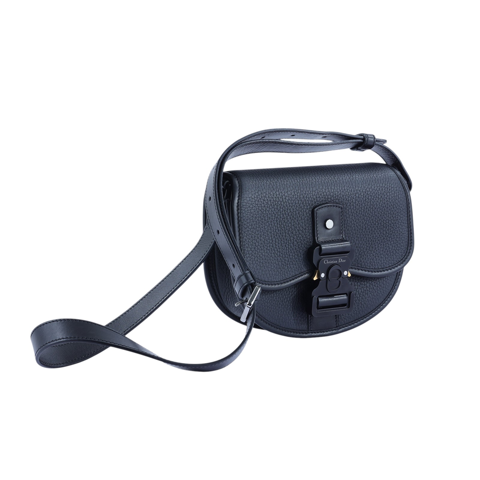 迪奧 CHRISTIAN DIOR Mini Gallop Bag with Strap 迷你 手袋 1ADPO033LAC 黑GALLOP肩背包 無附屬品