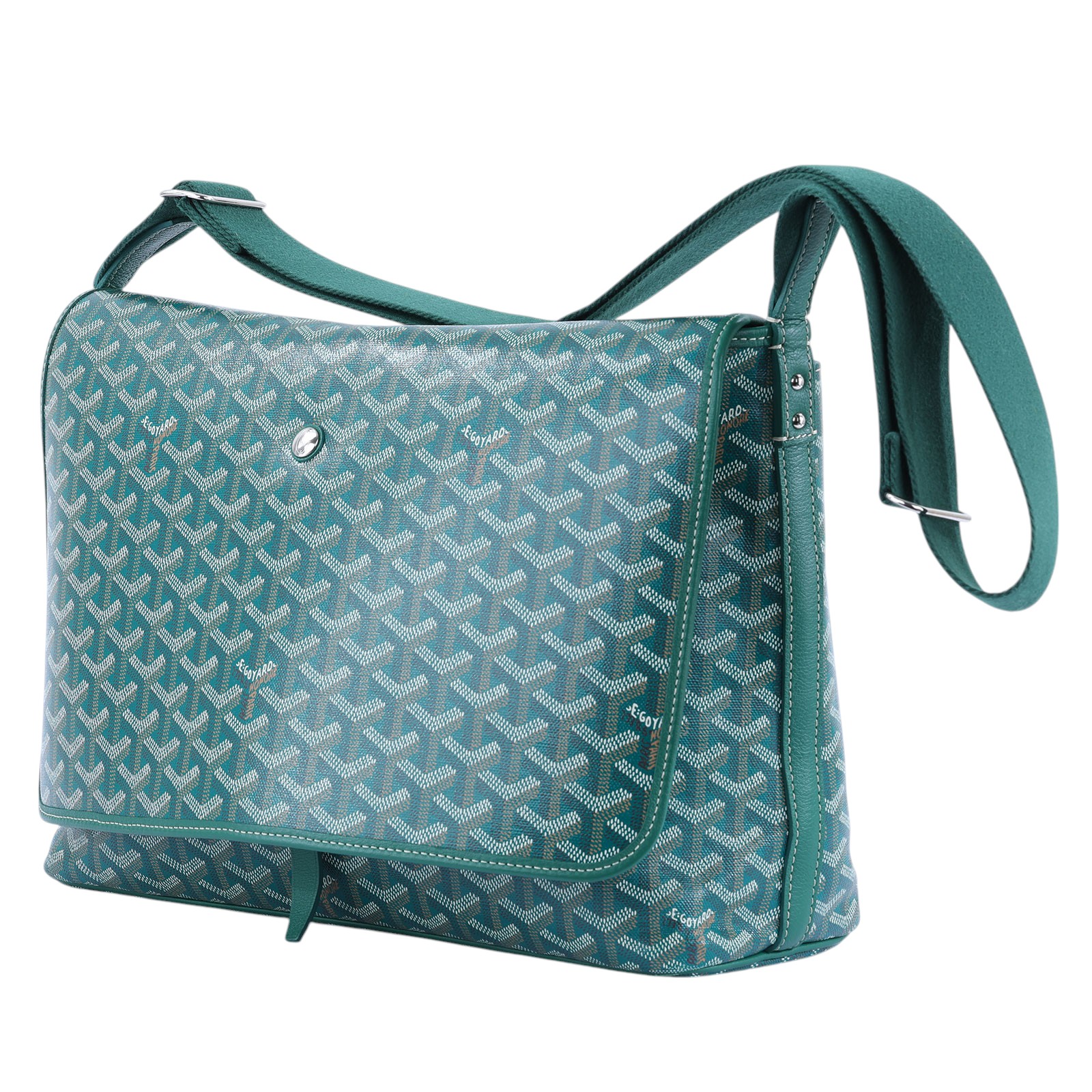 高雅德 GOYARD Capetien MM 郵差包 CAPETIMMLTY 綠CAPETIEN MM郵差包 購買證明
