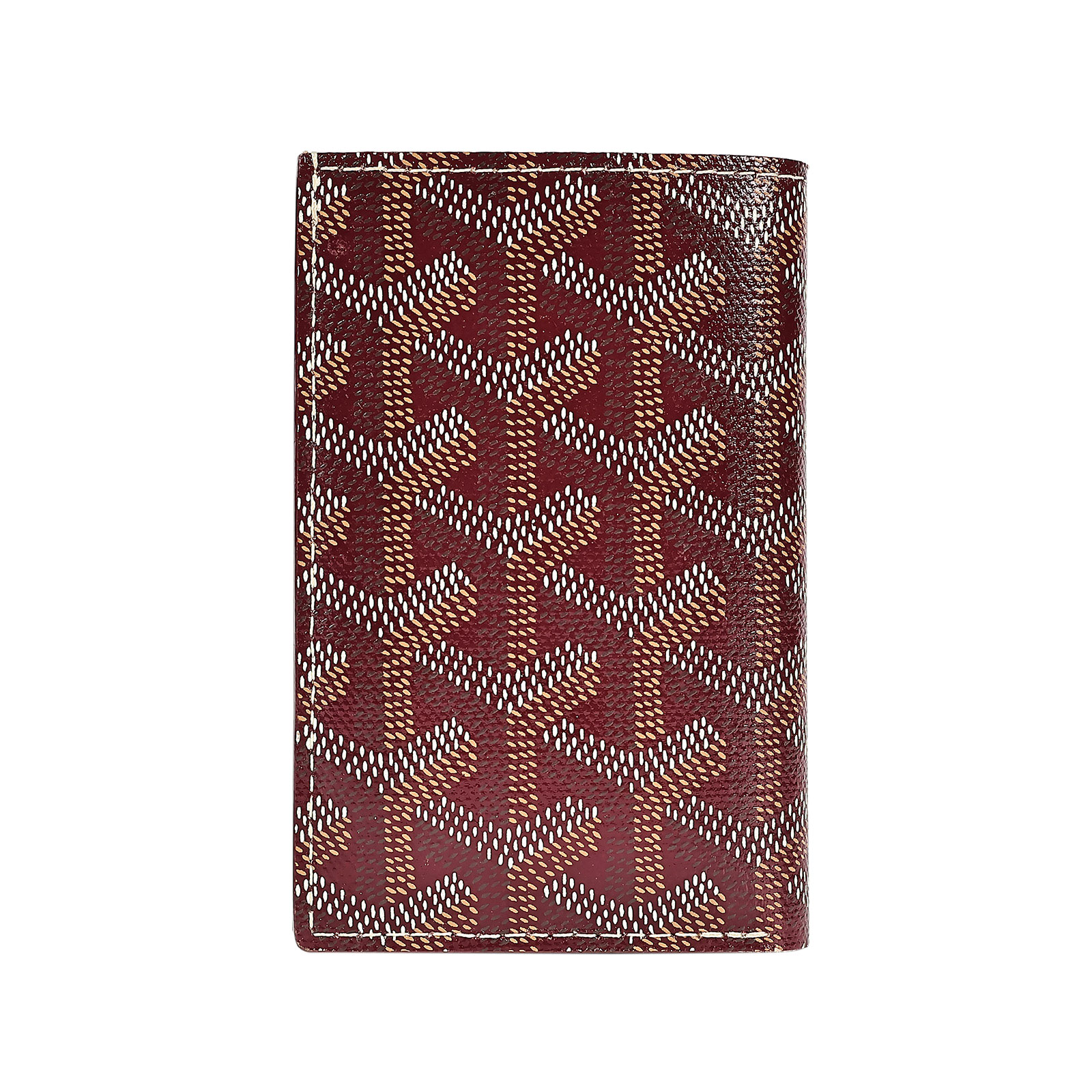 高雅德 GOYARD Saint-Pierre Card Wallet 卡夾 STPIE2PMLTY 酒紅對開卡夾 原廠盒子