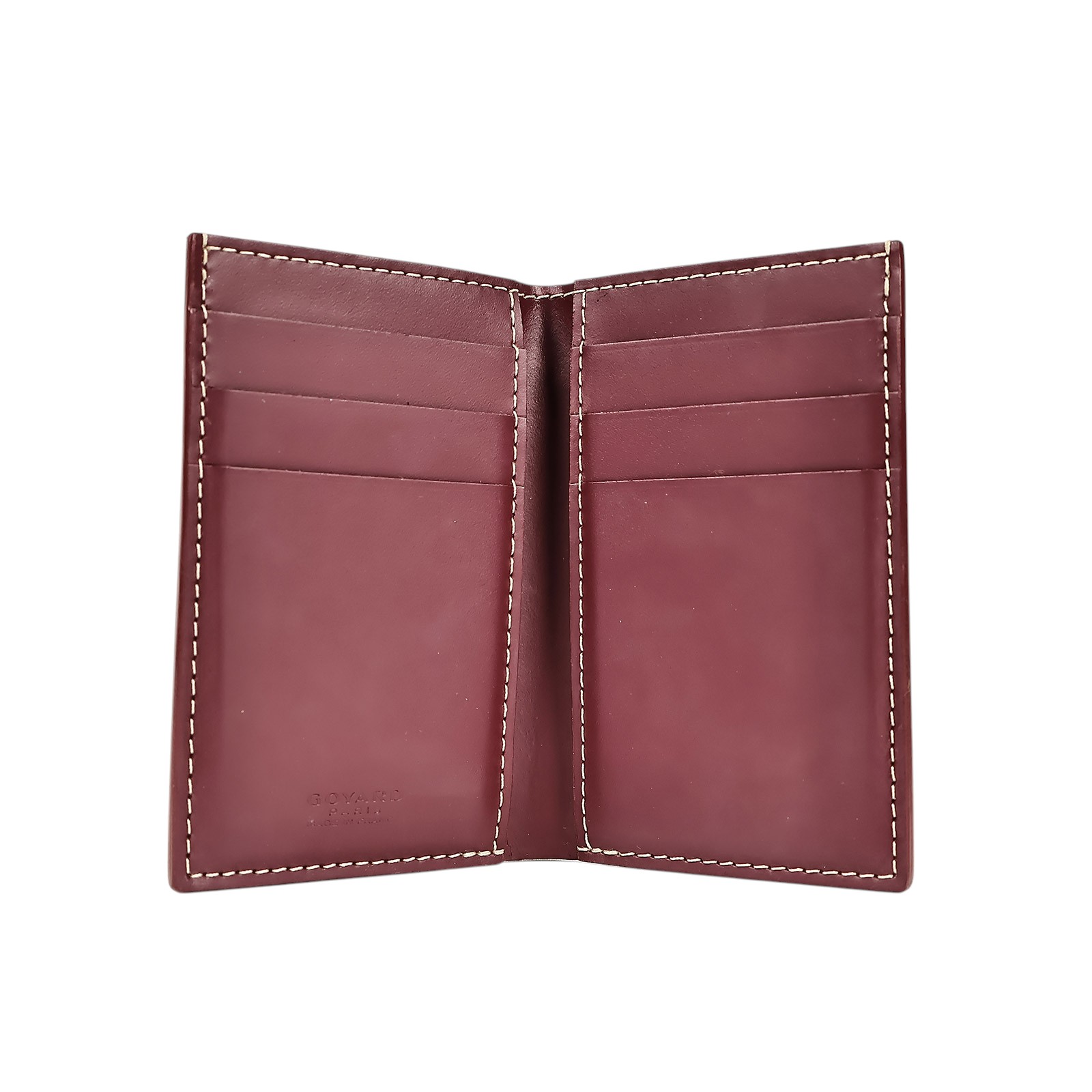 高雅德 GOYARD Saint-Pierre Card Wallet 卡夾 STPIE2PMLTY 酒紅對開卡夾 原廠盒子