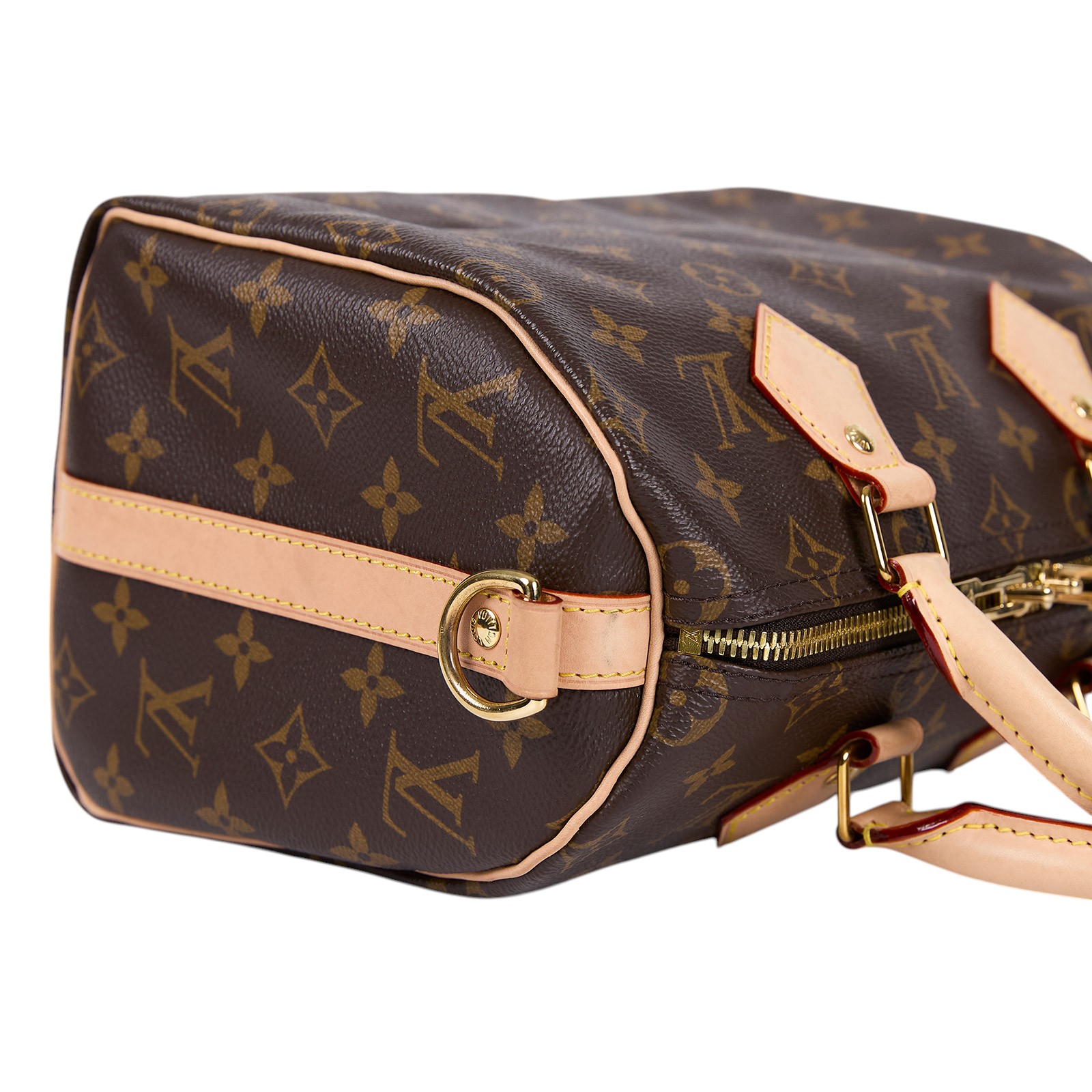 路易威登 LOUIS VUITTON Speedy Bandoulière 25  波士頓包 手提包 經典帆布 M46977 晶片款  原廠盒子/防塵袋/背帶/鎖組