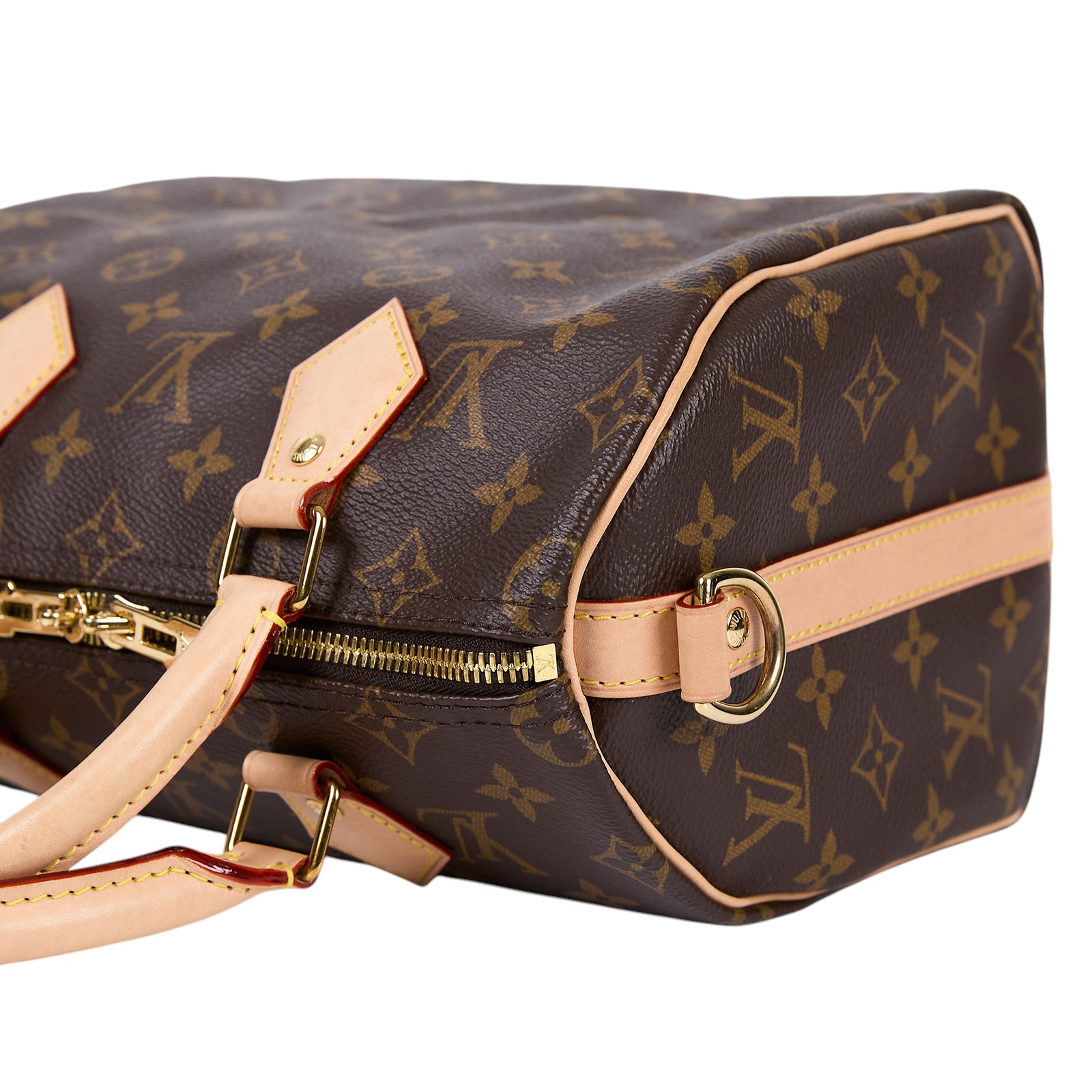 路易威登 LOUIS VUITTON Speedy Bandoulière 25  波士頓包 手提包 經典帆布 M46977 晶片款  原廠盒子/防塵袋/背帶/鎖組