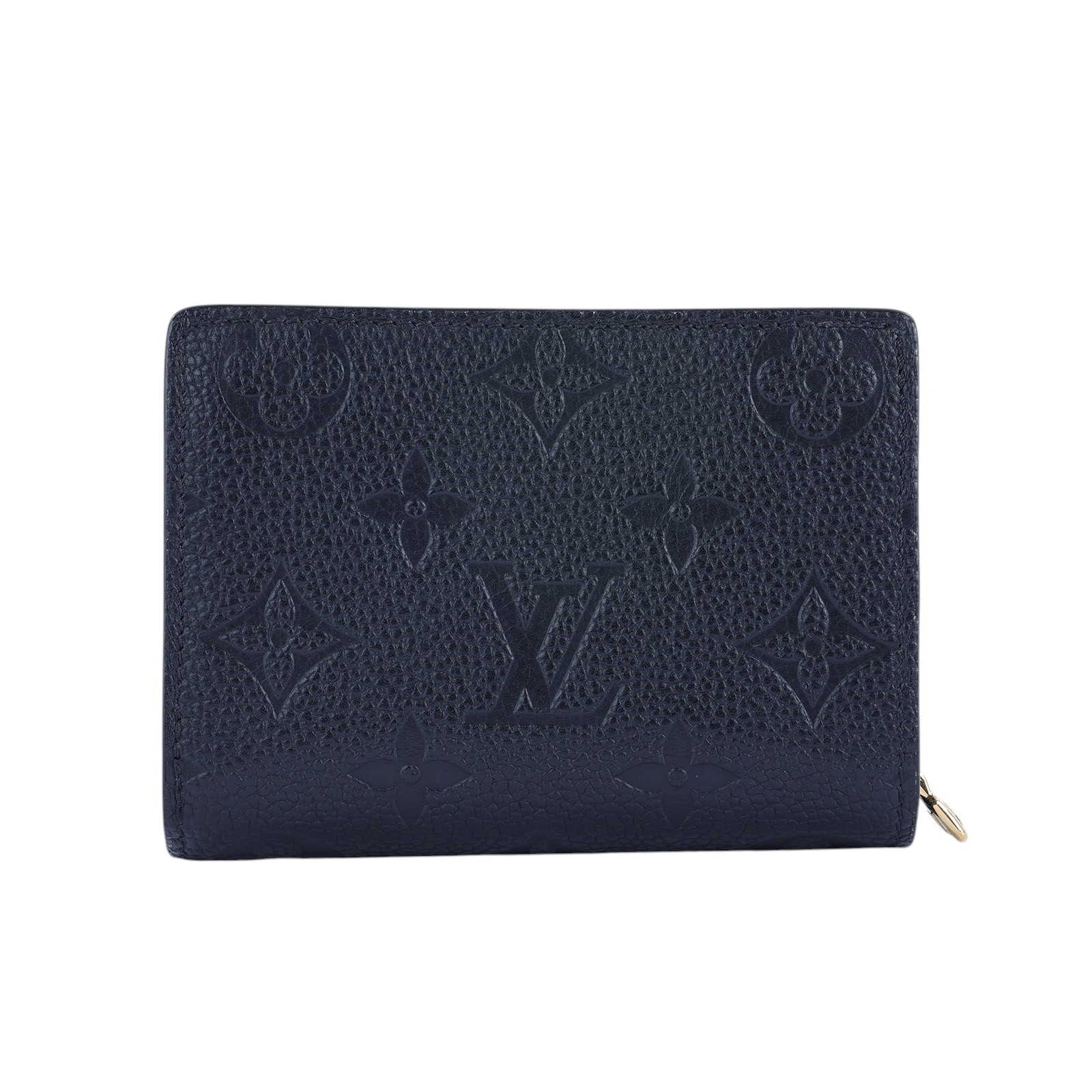 路易威登 LOUIS VUITTON Cléa 柔軟粒面壓花牛皮 錢包 短夾 黑色 M80151 晶片款 黑原花壓紋CLEA二折短夾 原廠盒子/防塵袋
