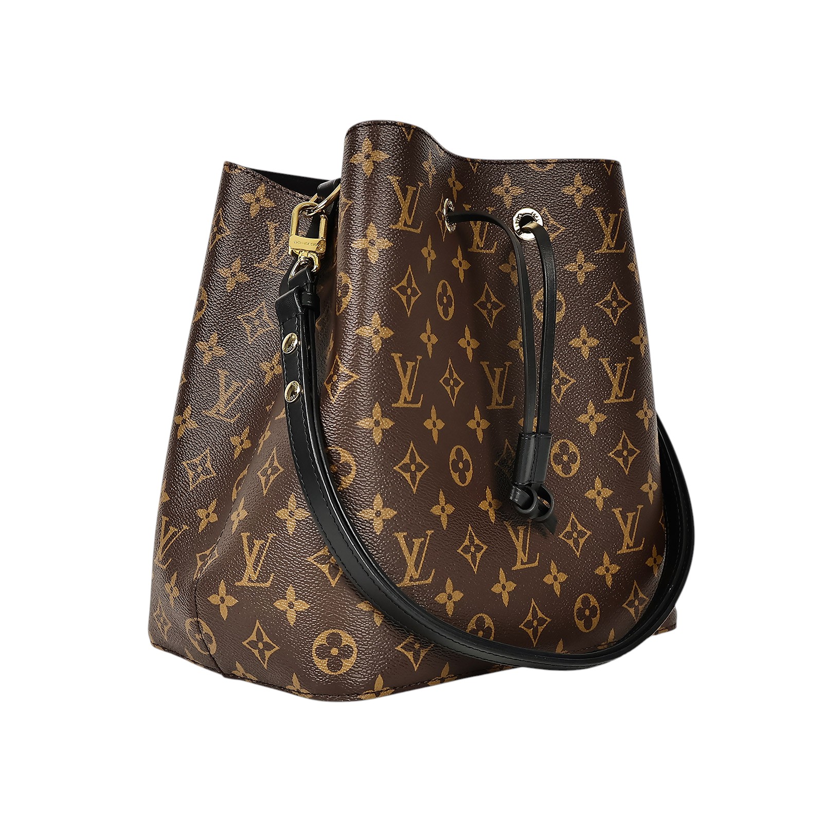路易威登 LOUIS VUITTON NéoNoé MM 原花 束口水桶包 M44020 晶片款 原花NéoNoé水桶包 原廠盒子/防塵袋/購買證明