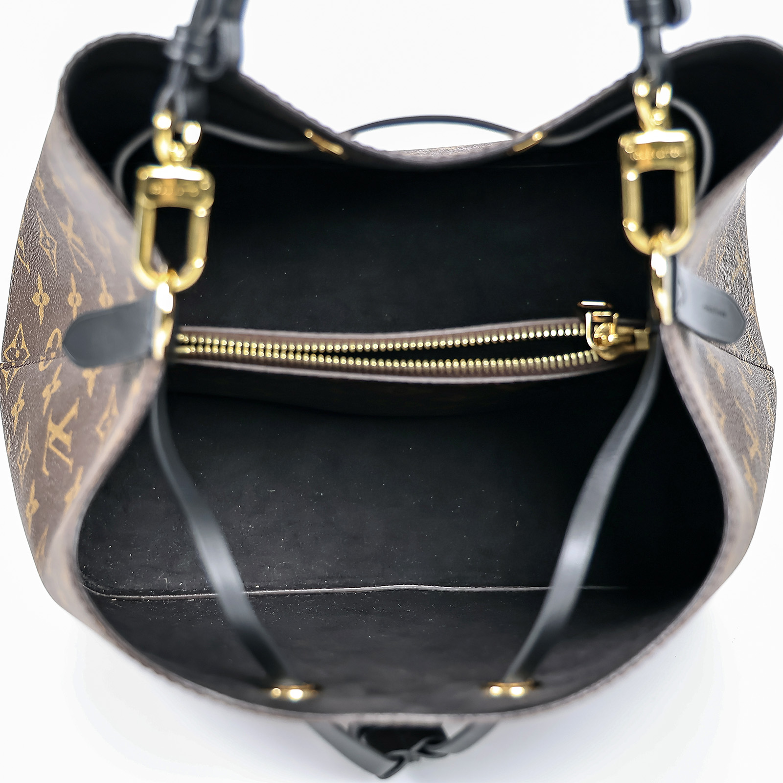 路易威登 LOUIS VUITTON NéoNoé MM 原花 束口水桶包 M44020 晶片款 原花NéoNoé水桶包 原廠盒子/防塵袋/購買證明