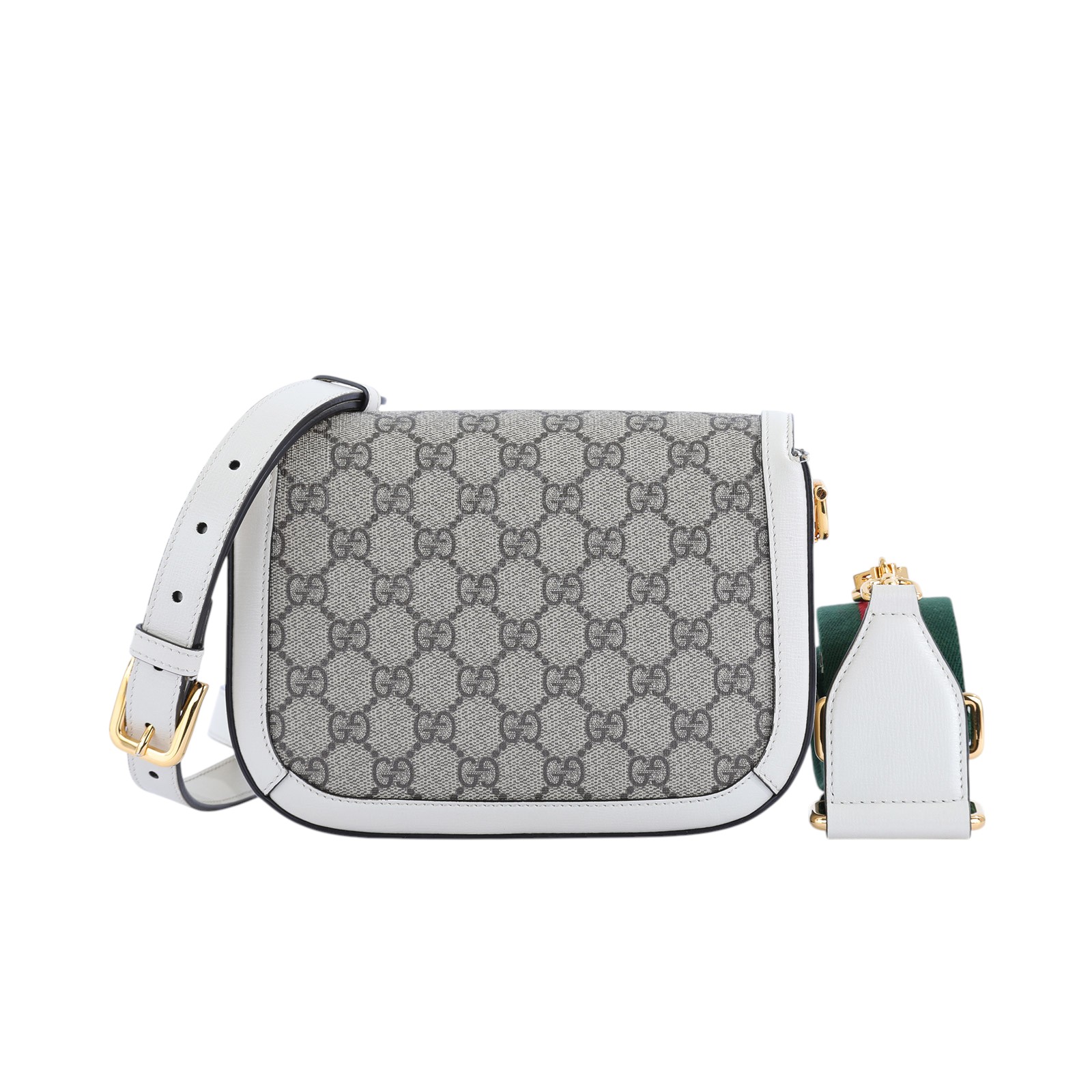 古馳 GUCCI Horsebit 1955 迷你 馬鞍包 658574 米白1955 MINI 原廠盒子/防塵袋/ 背帶2/購買證明
