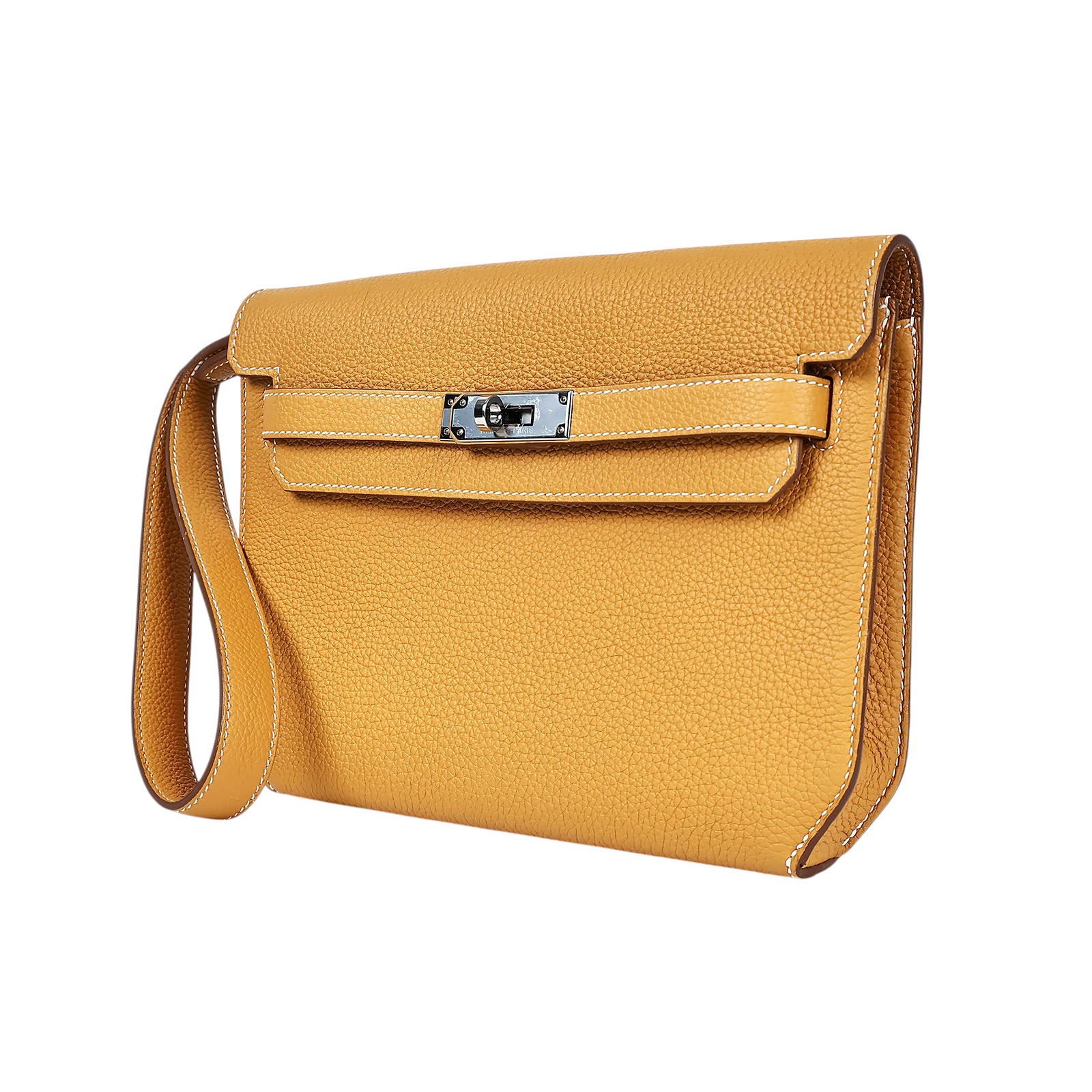 愛馬仕 Hermès kelly Depeches 25 手拿包 DP25 H078401CK21/BCT595  原廠盒子/防塵袋/背帶/購買證明