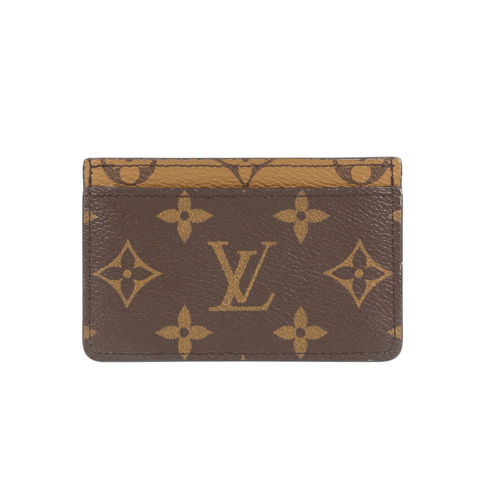 路易威登 LOUIS VUITTON 卡片套 卡夾 Monogram帆布 M69161 晶片款 原花雙色卡夾 原廠盒子/防塵袋