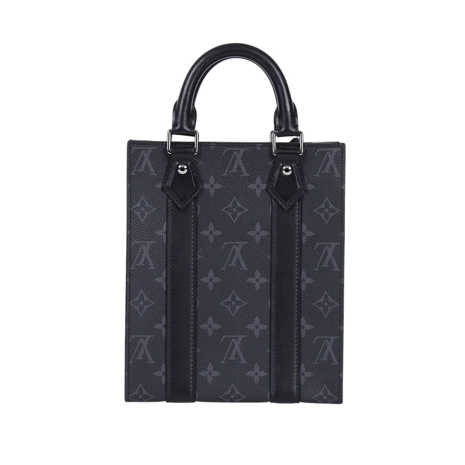 路易威登 LOUIS VUITTON Sac Plat Mini 老花帆布 手提 斜背包 M46453 晶片款  防塵袋/背帶/吊牌