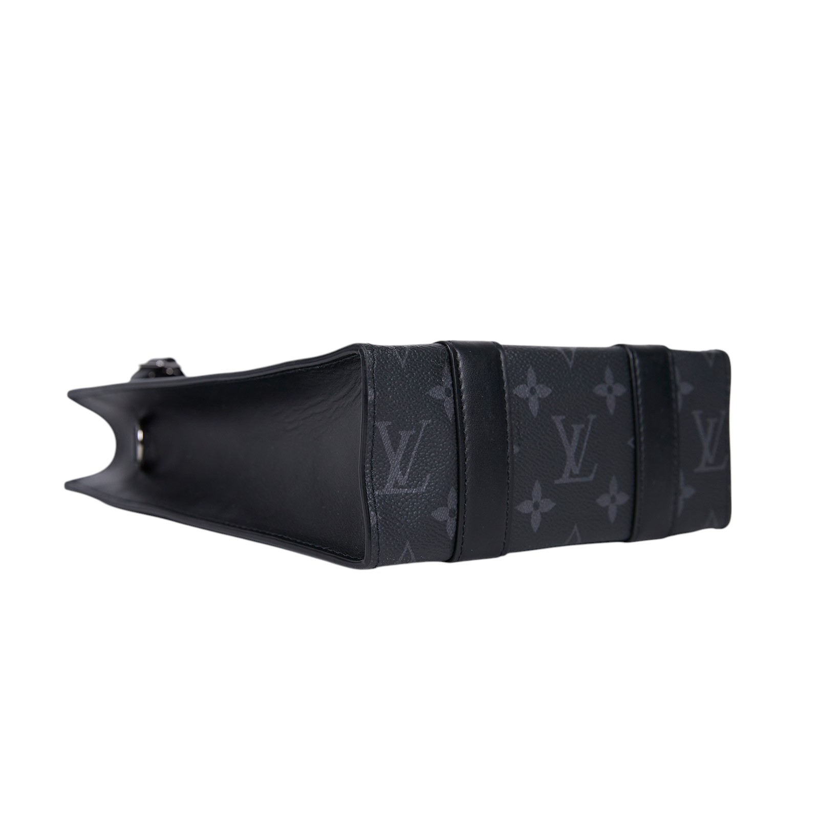 路易威登 LOUIS VUITTON Sac Plat Mini 老花帆布 手提 斜背包 M46453 晶片款  防塵袋/背帶/吊牌