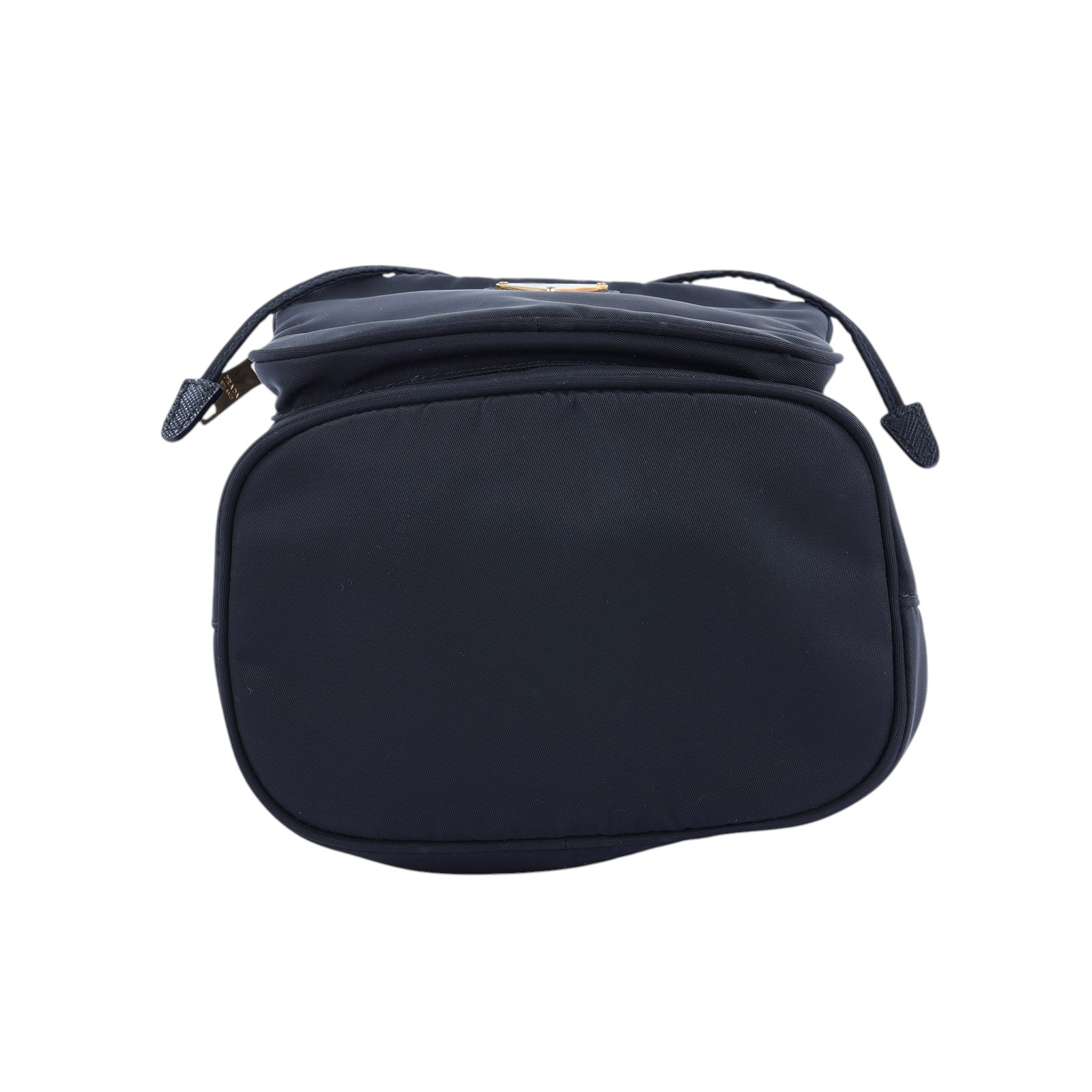 普拉達 PRADA Duet Re-Nylon 水桶袋 1BH038_RV44 黑金尼龍水桶包 防塵袋2/背帶/保證卡