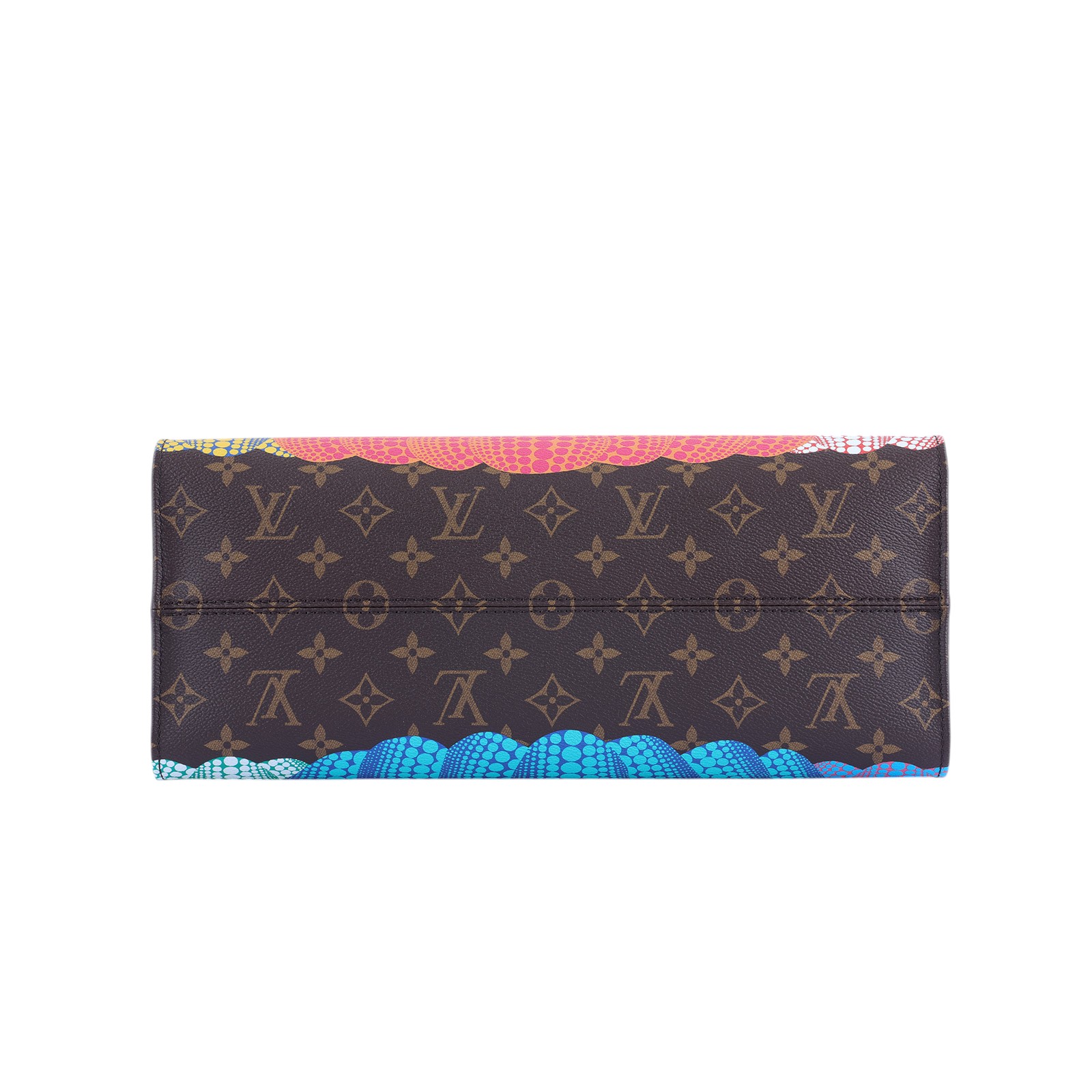 路易威登 LOUIS VUITTON OnTheGo MM 手提袋 單肩包 LVxYK 草間彌生 聯名 M46466 晶片款  原廠盒子/DSUT BAG