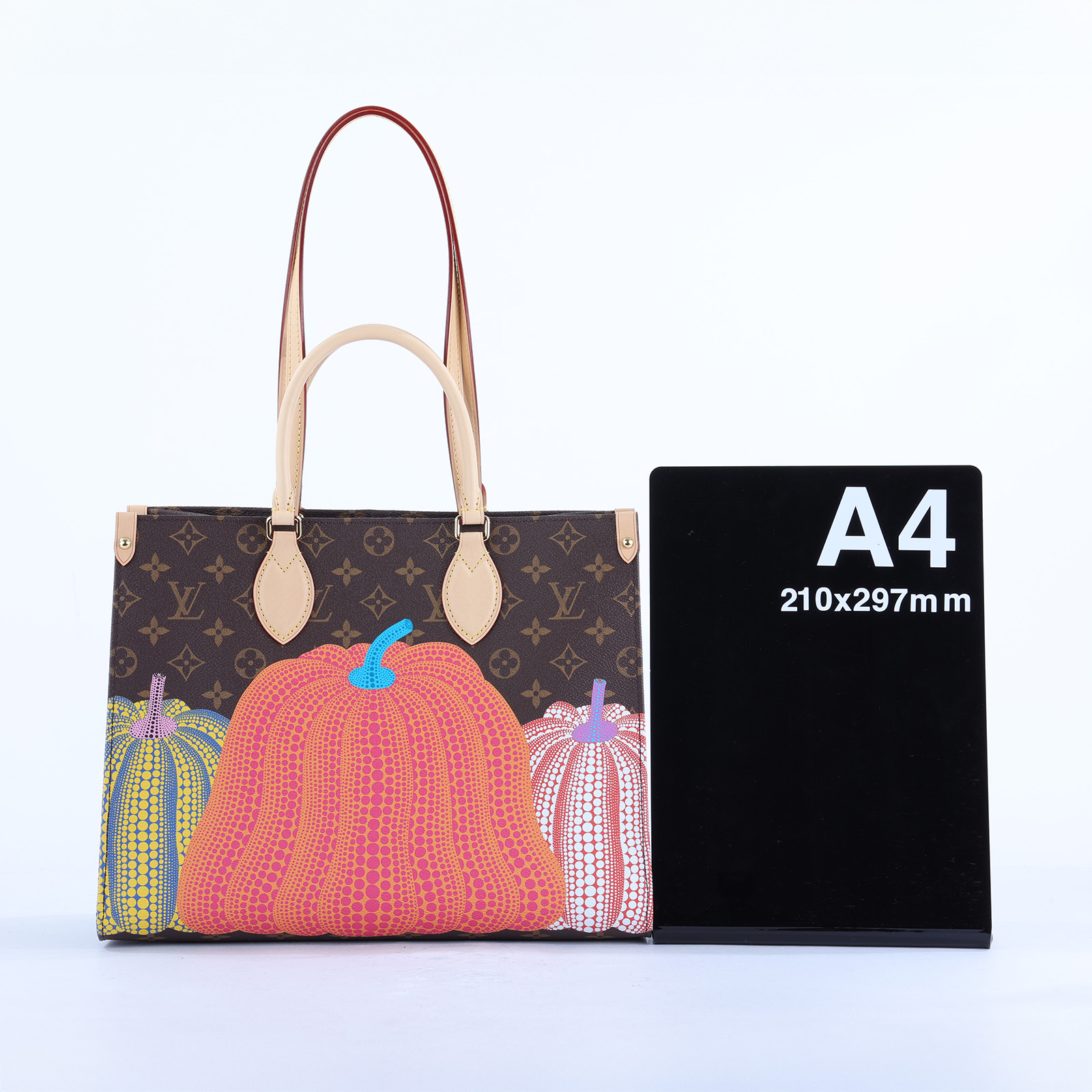路易威登 LOUIS VUITTON OnTheGo MM 手提袋 單肩包 LVxYK 草間彌生 聯名 M46466 晶片款  原廠盒子/DSUT BAG