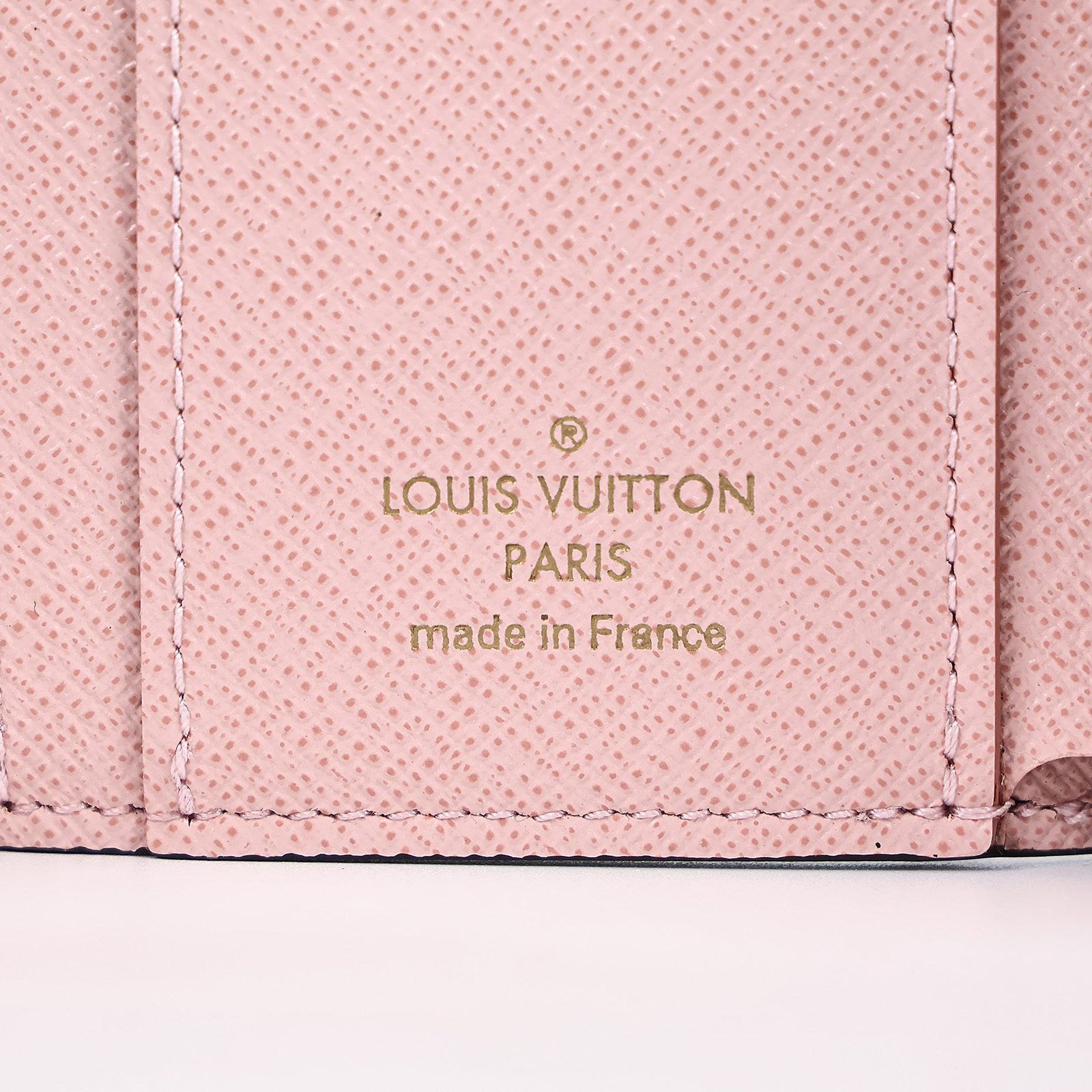 路易威登 LOUIS VUITTON Zoé Monogram塗層帆布 芭蕾粉牛皮 錢包 M62933 晶片款 原花拚粉紅Zoé短夾 原廠盒子/防塵袋
